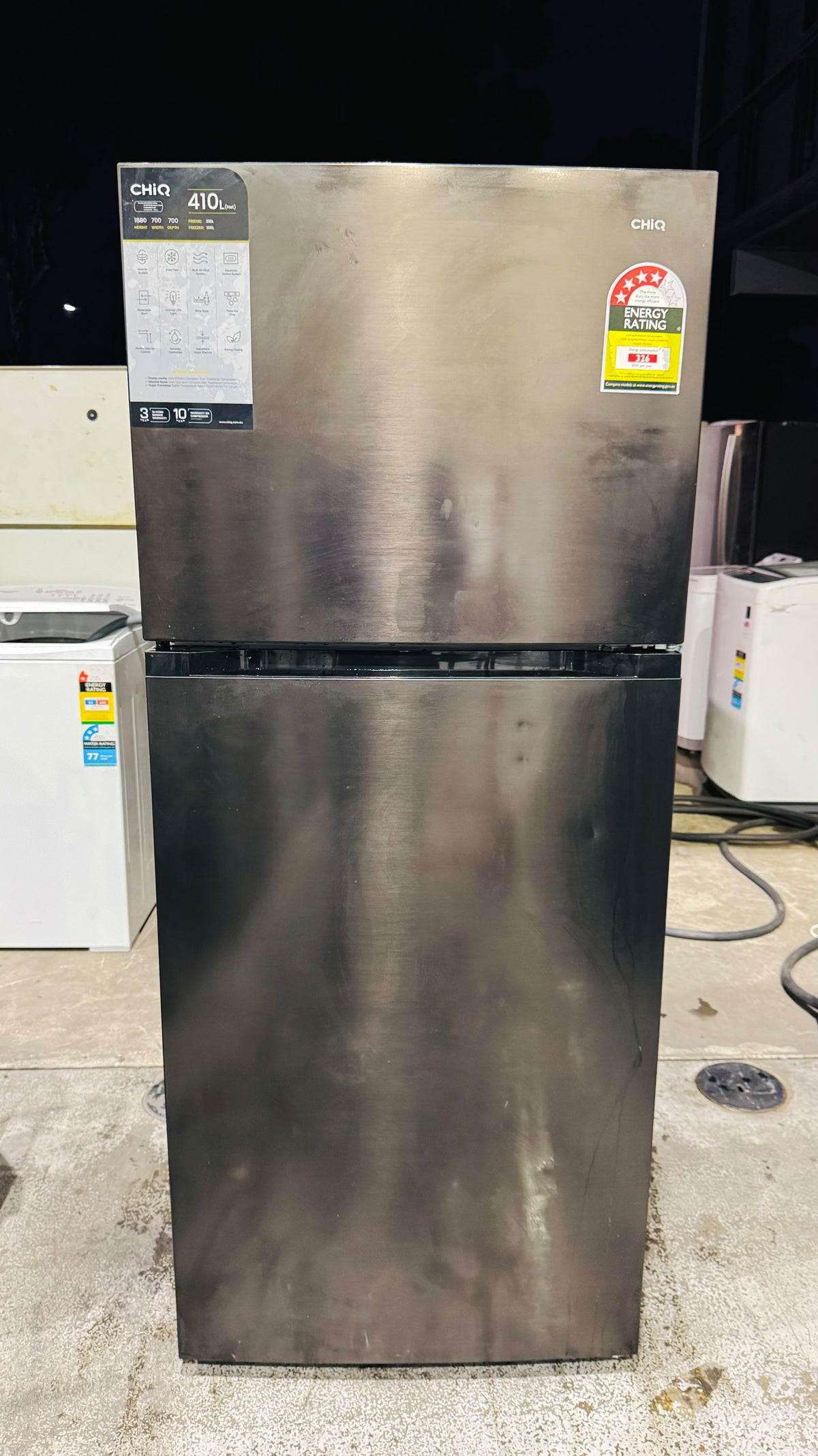CHIQ 410 LITRES FRIDGE FREEZER