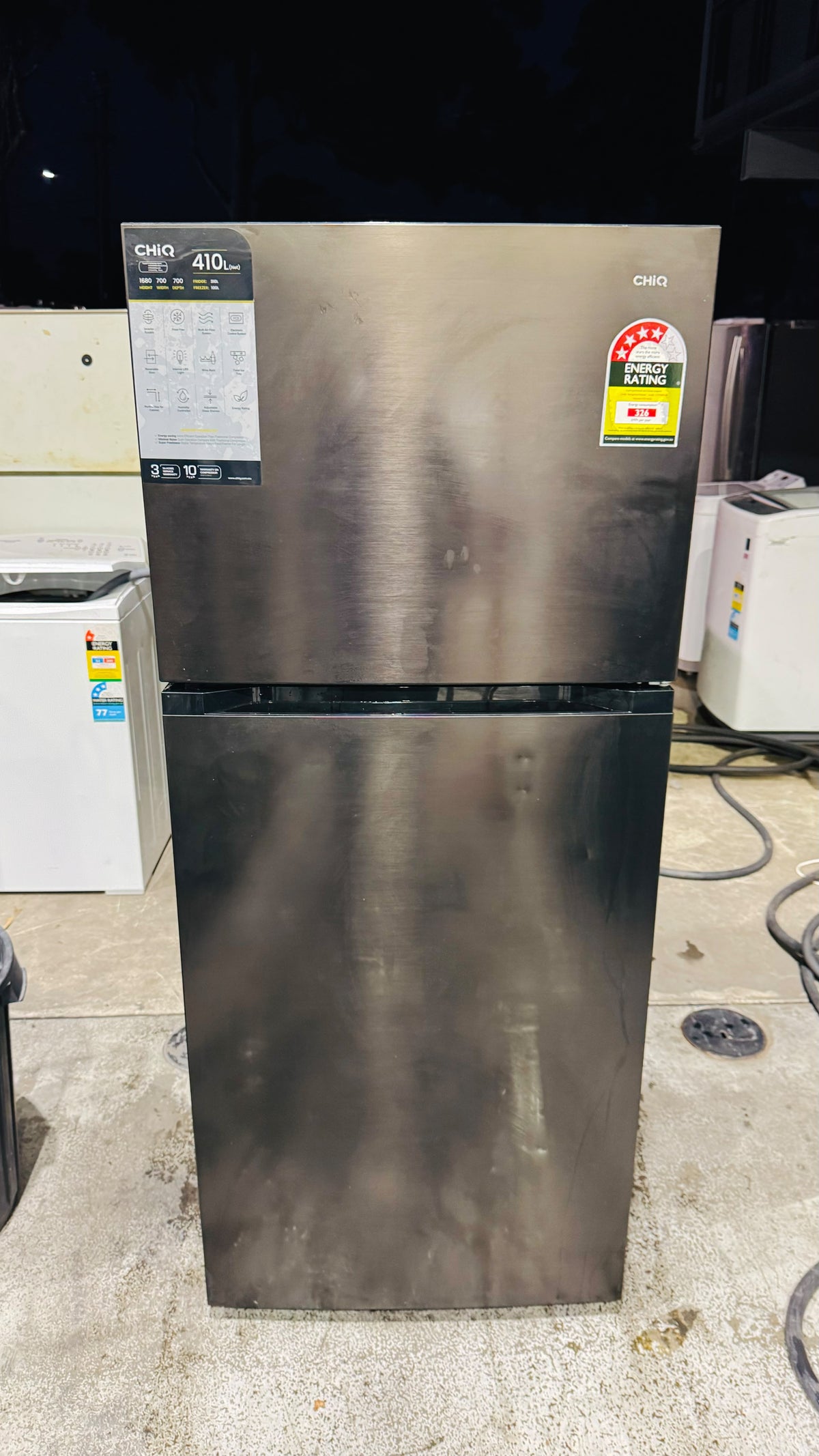 CHIQ 410 LITRES FRIDGE FREEZER