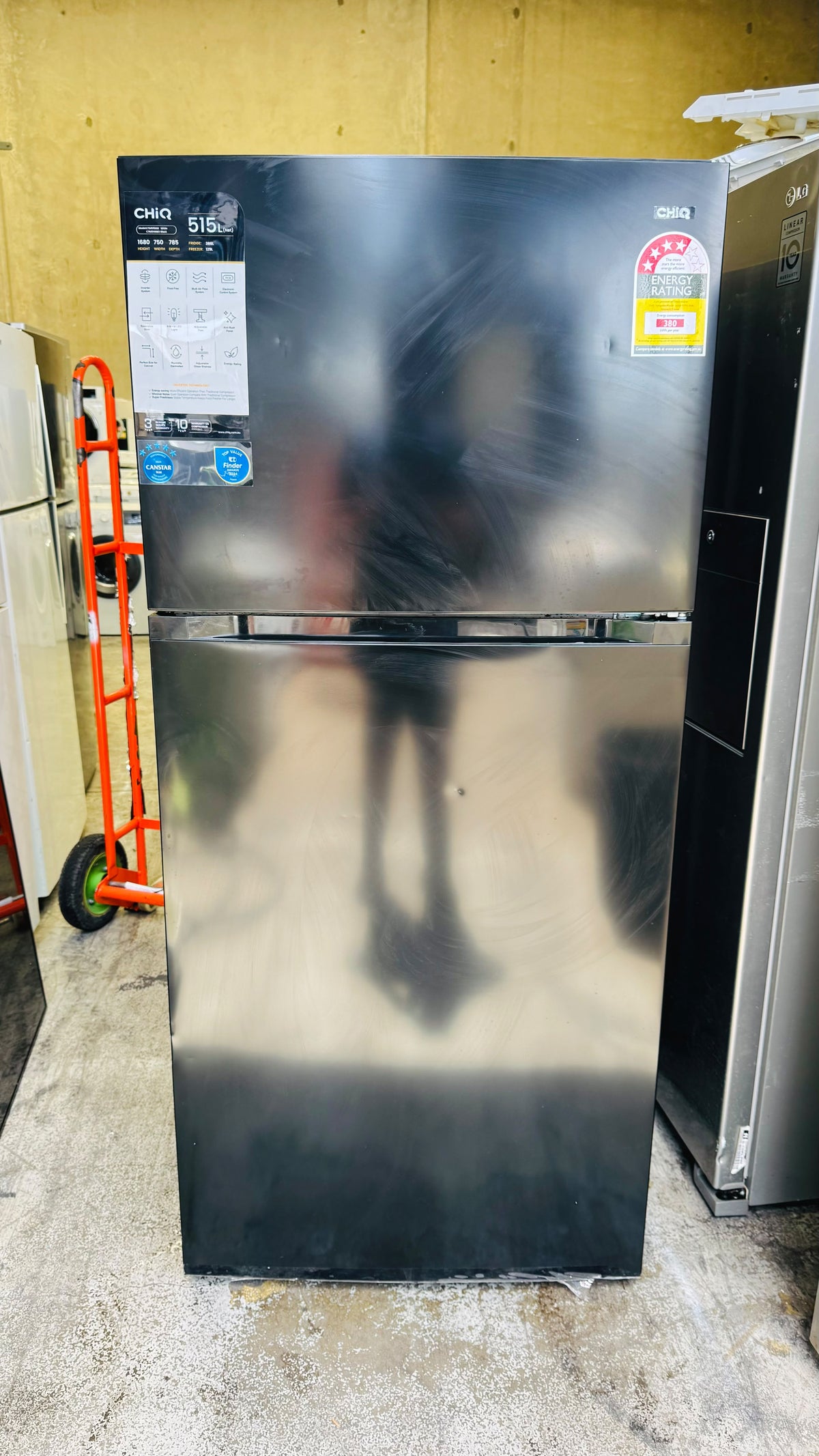 CHIQ 515 LITRES FRIDGE FREEZER