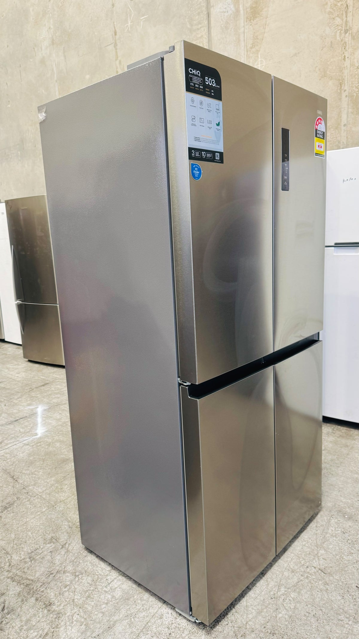 CHIQ 503 LITRES FRIDGE FREEZER FACTORY SECOND 6 MONTH WARRANTY