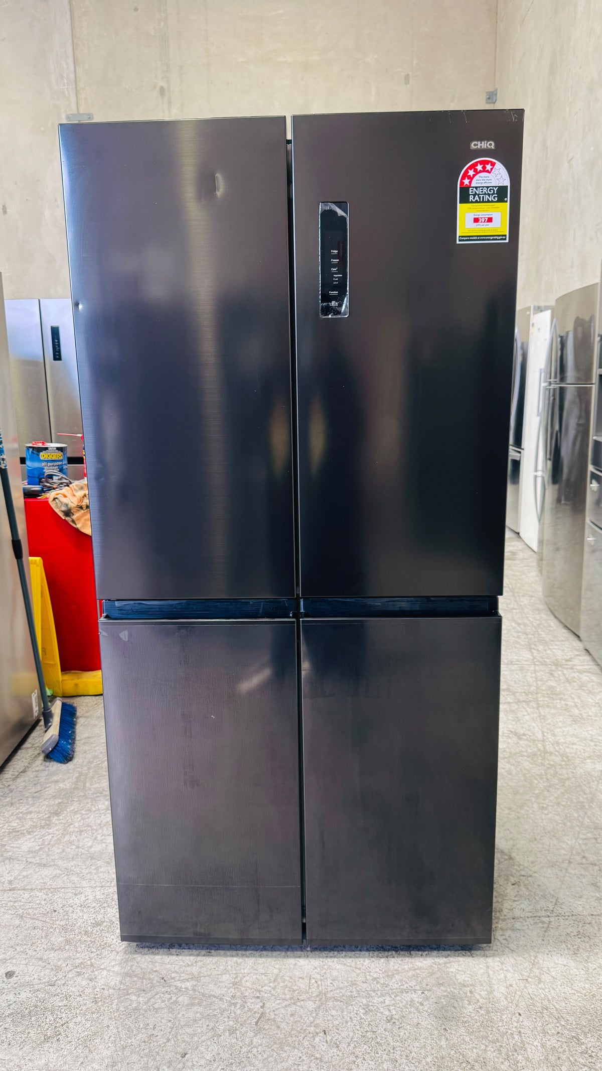 CHIQ 503 LITRES FRIDGE FREEZER FACTORY SECOND 6 MONTH WARRANTY