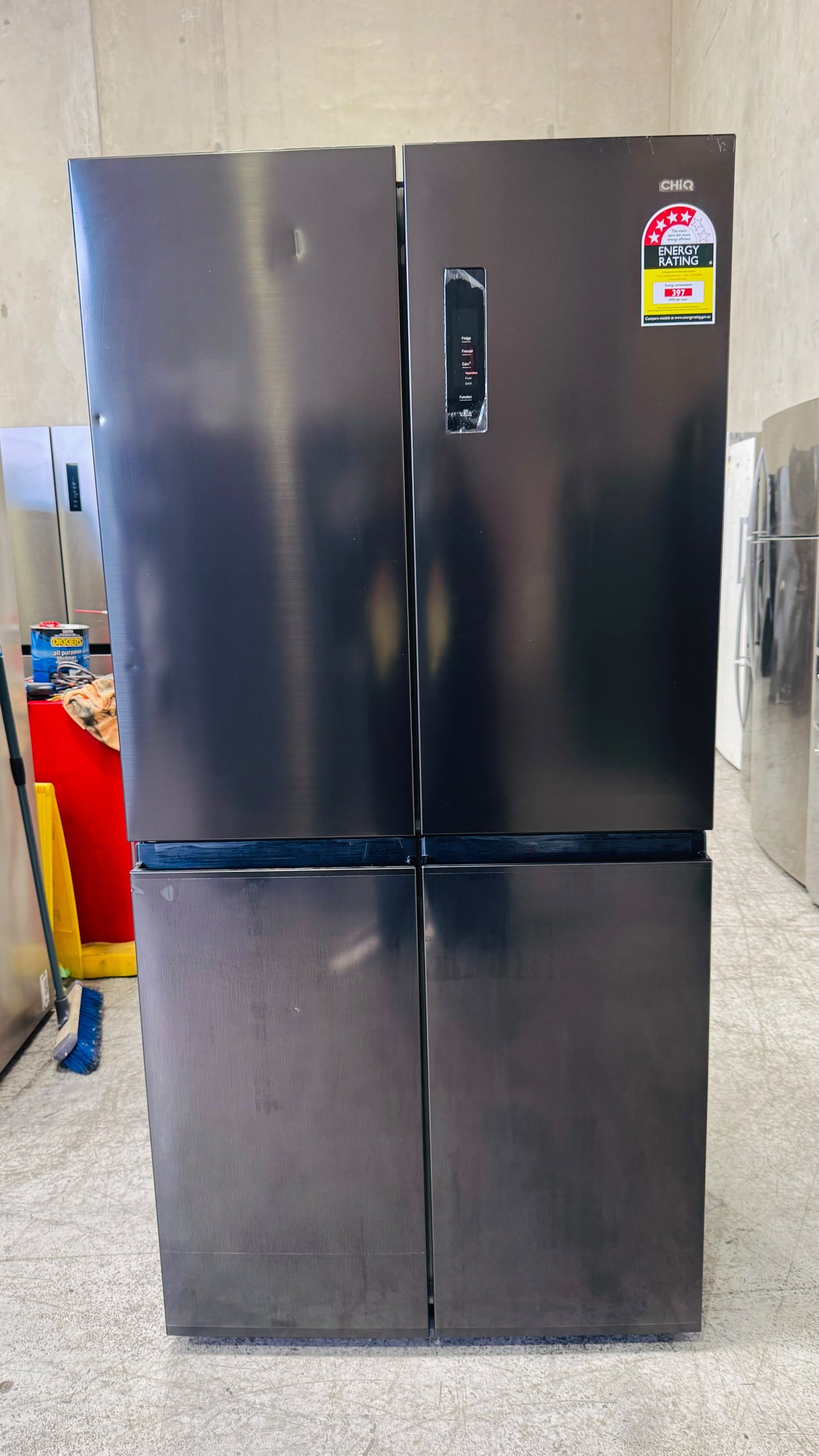 CHIQ 503 LITRES FRIDGE FREEZER FACTORY SECOND 6 MONTH WARRANTY