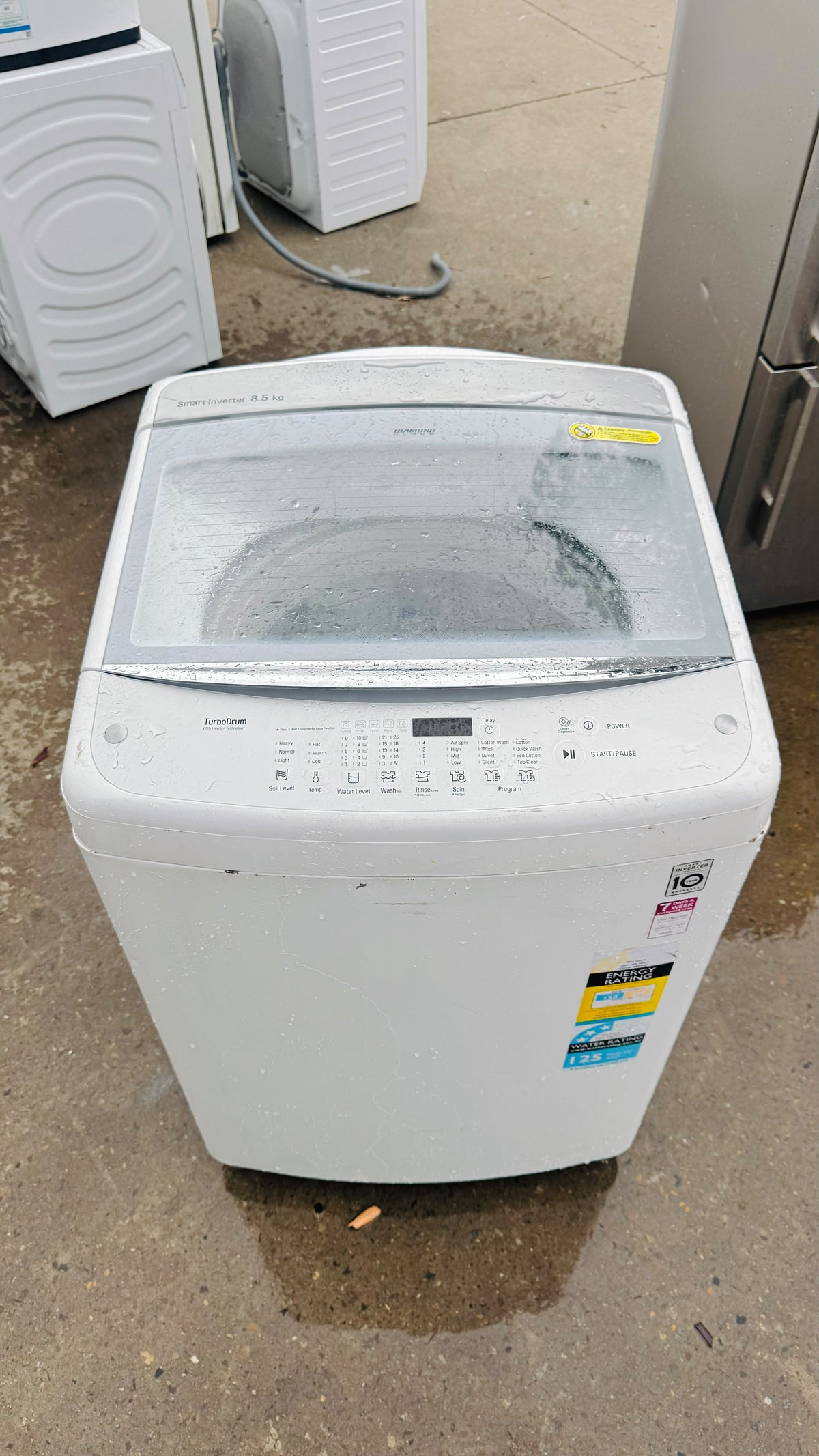 LG 8.5KGS TOP LOADER WASHING MACHINE