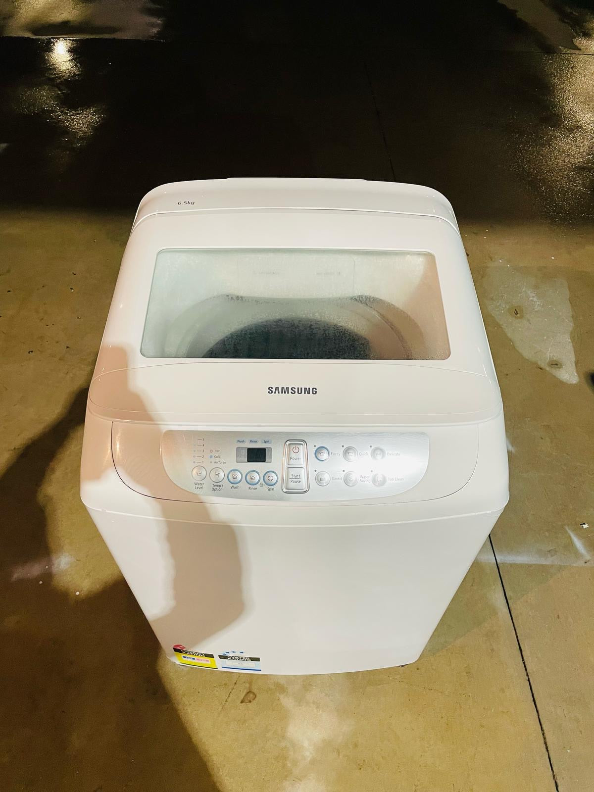 **SAMSUNG 6.5 KGS TOP LOADER WASHING MACHINE**✅