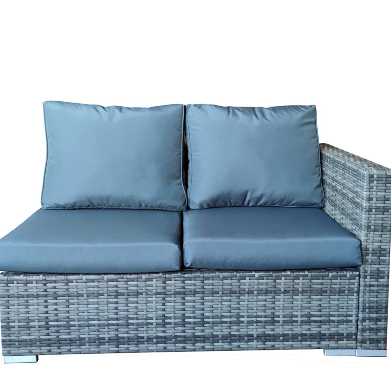 Alfresco Grandeur Large Corner Dining Set with Ottomans