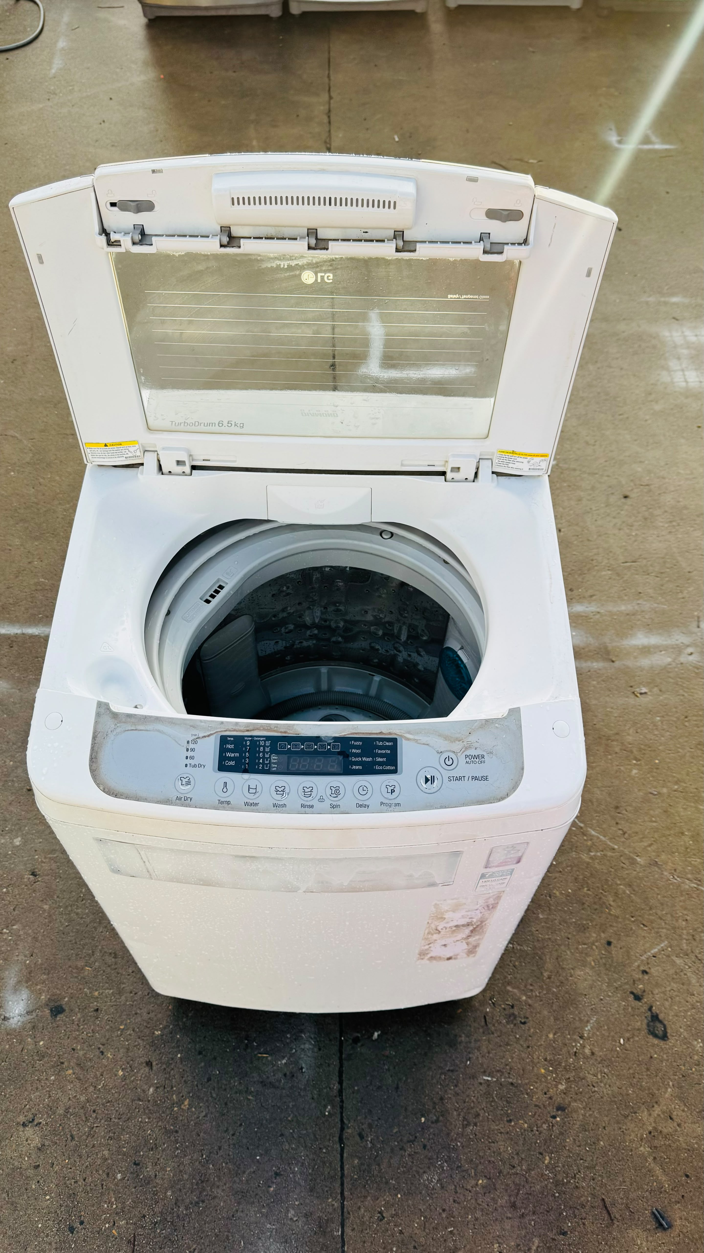 LG 6.5KGS TOP LOADER WASHING MACHINE