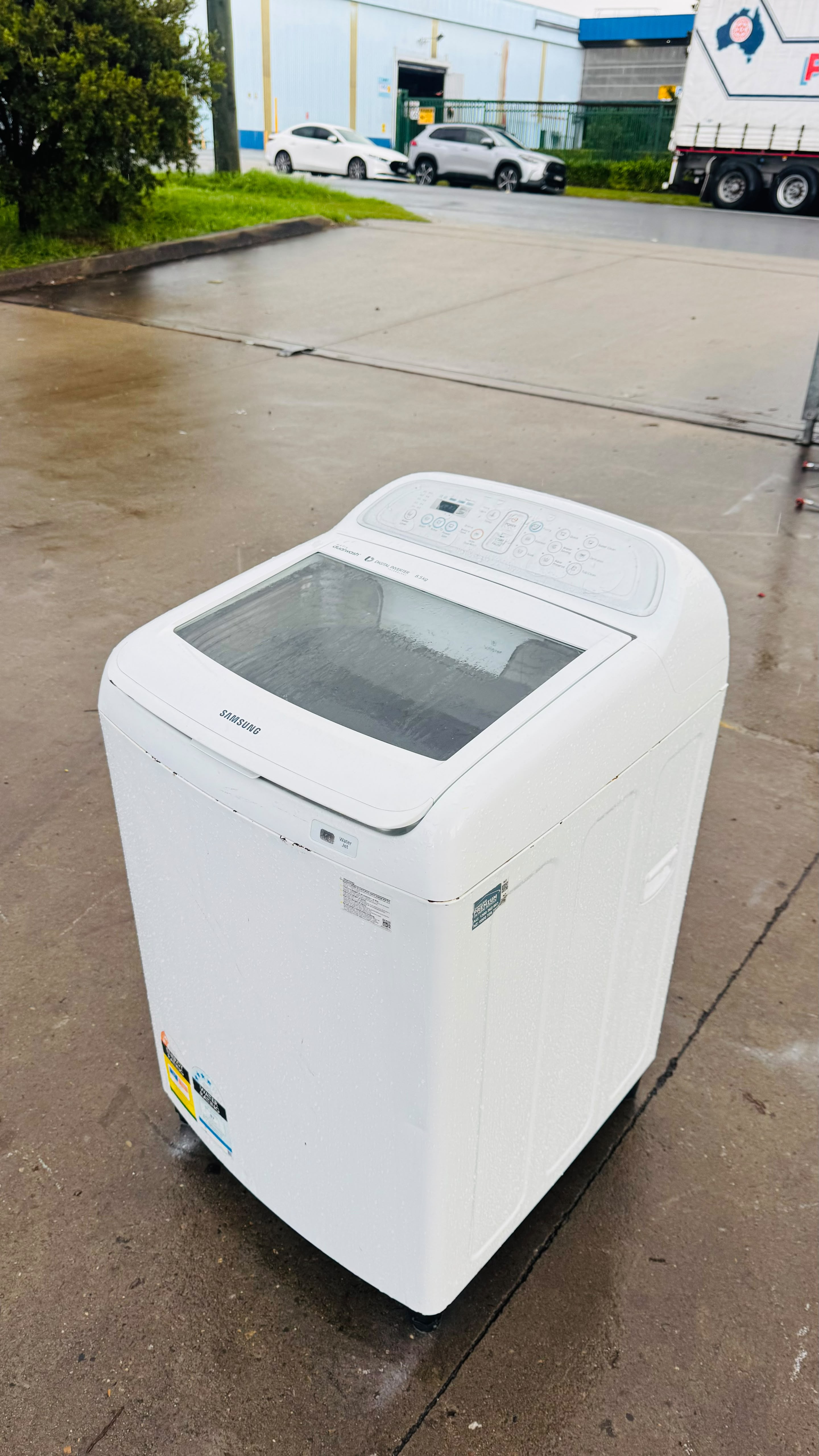 SAMSUNG 8.5KGS TOP LOADER WASHING MACHINE