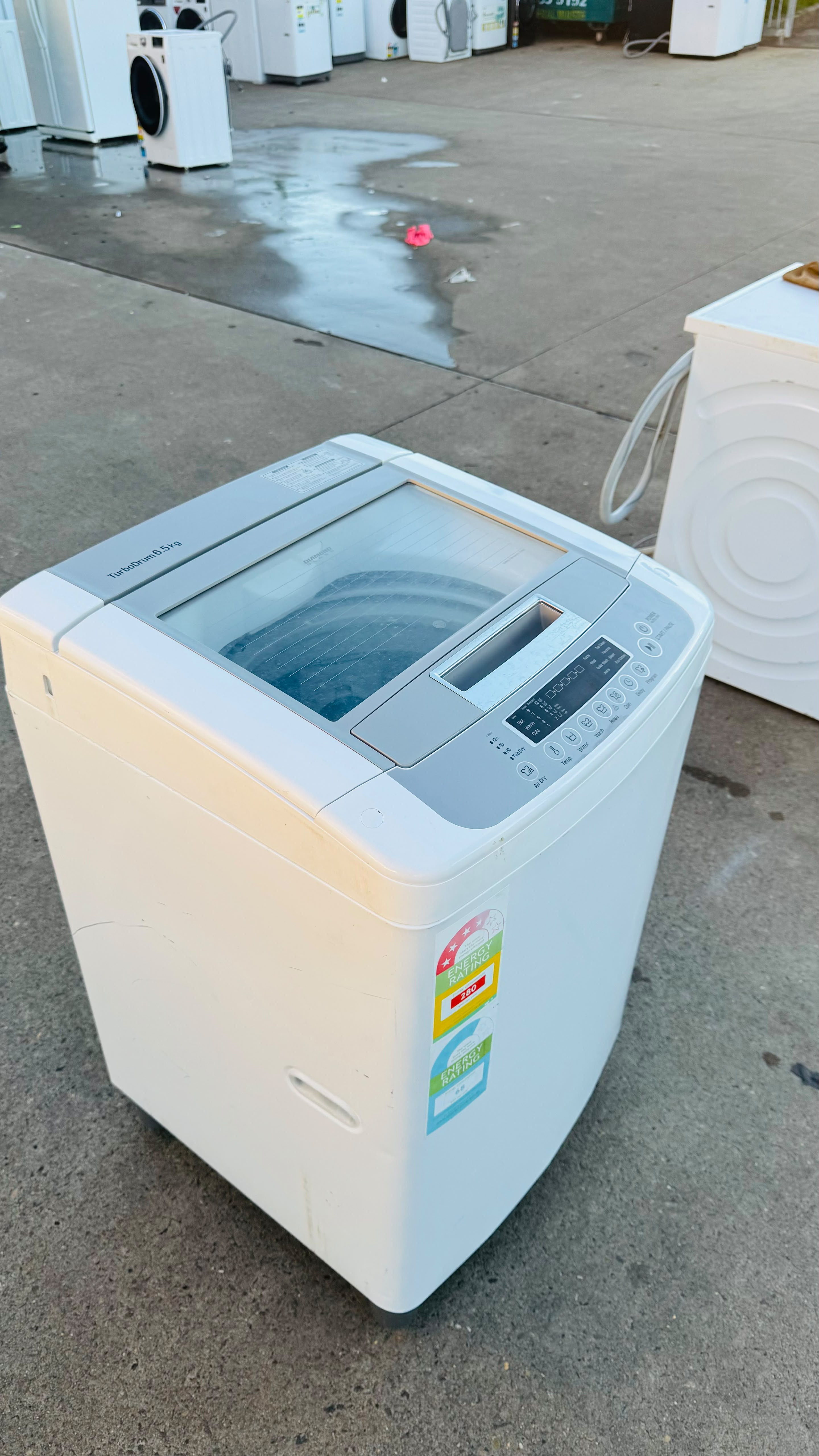 LG 6.5KGS TOP LOADER WASHING MACHINE