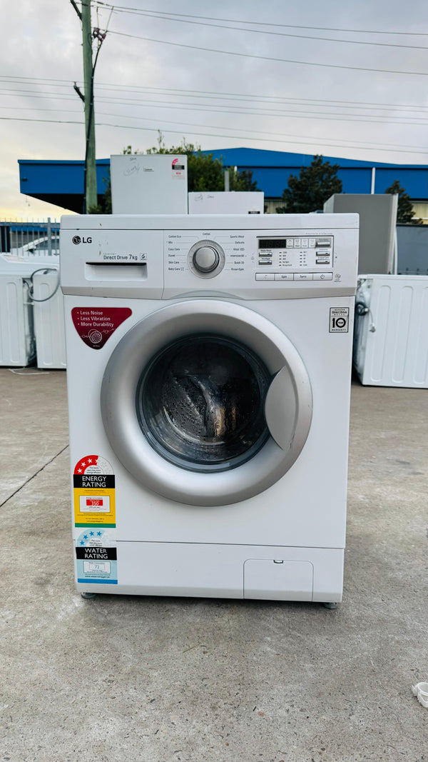 LG 7KGS FRONT LOADER WASHING MACHINE