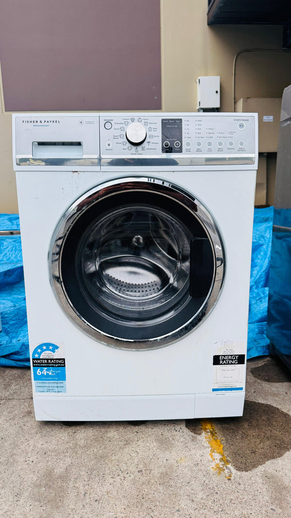 FISHER AND PAYKEL 7.5KGS FRONT LOADER WASHING MACHINE