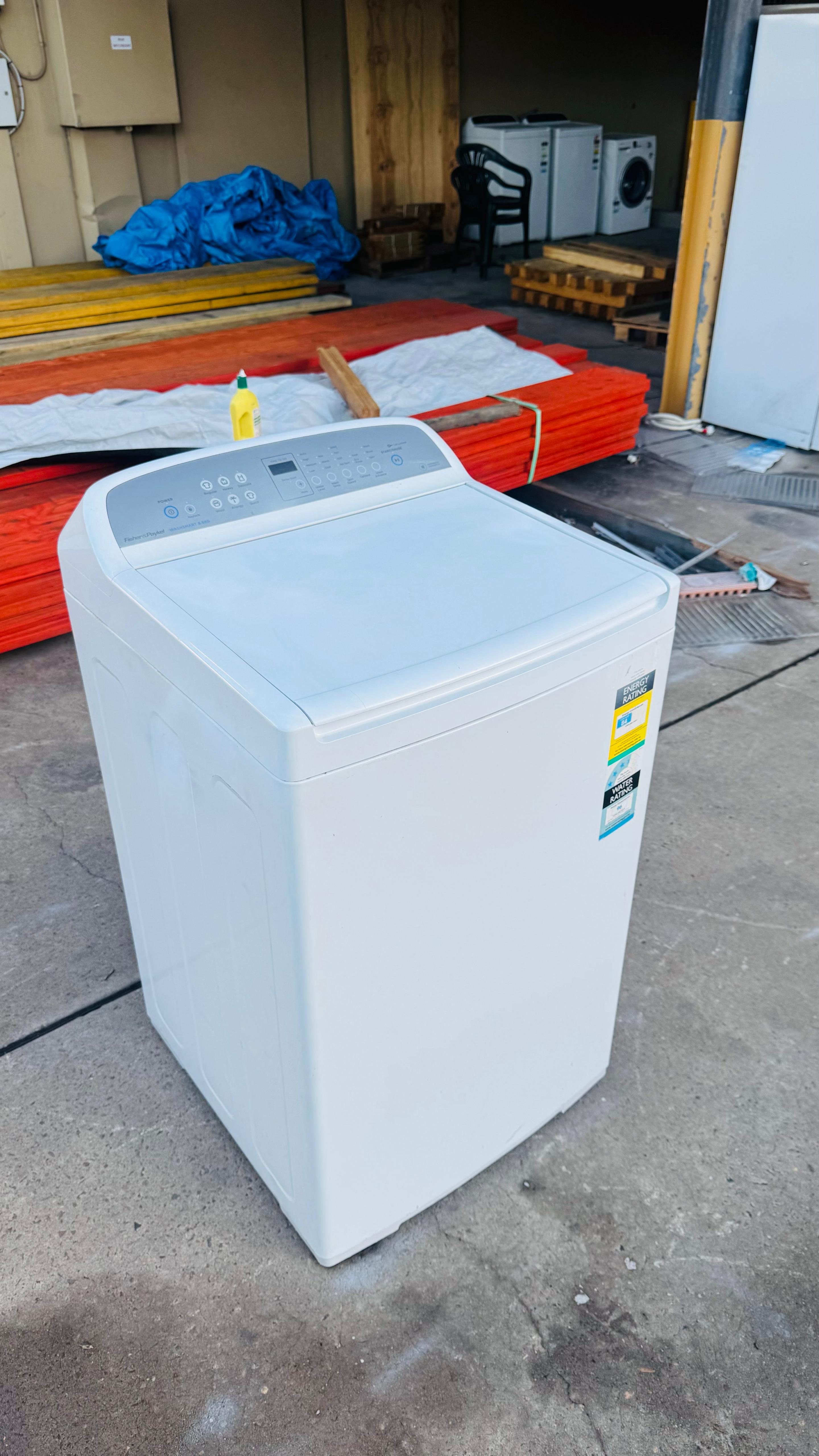 FISHER AND PAYKEL 8.5KGS TOP LOADER WASHING MACHINE