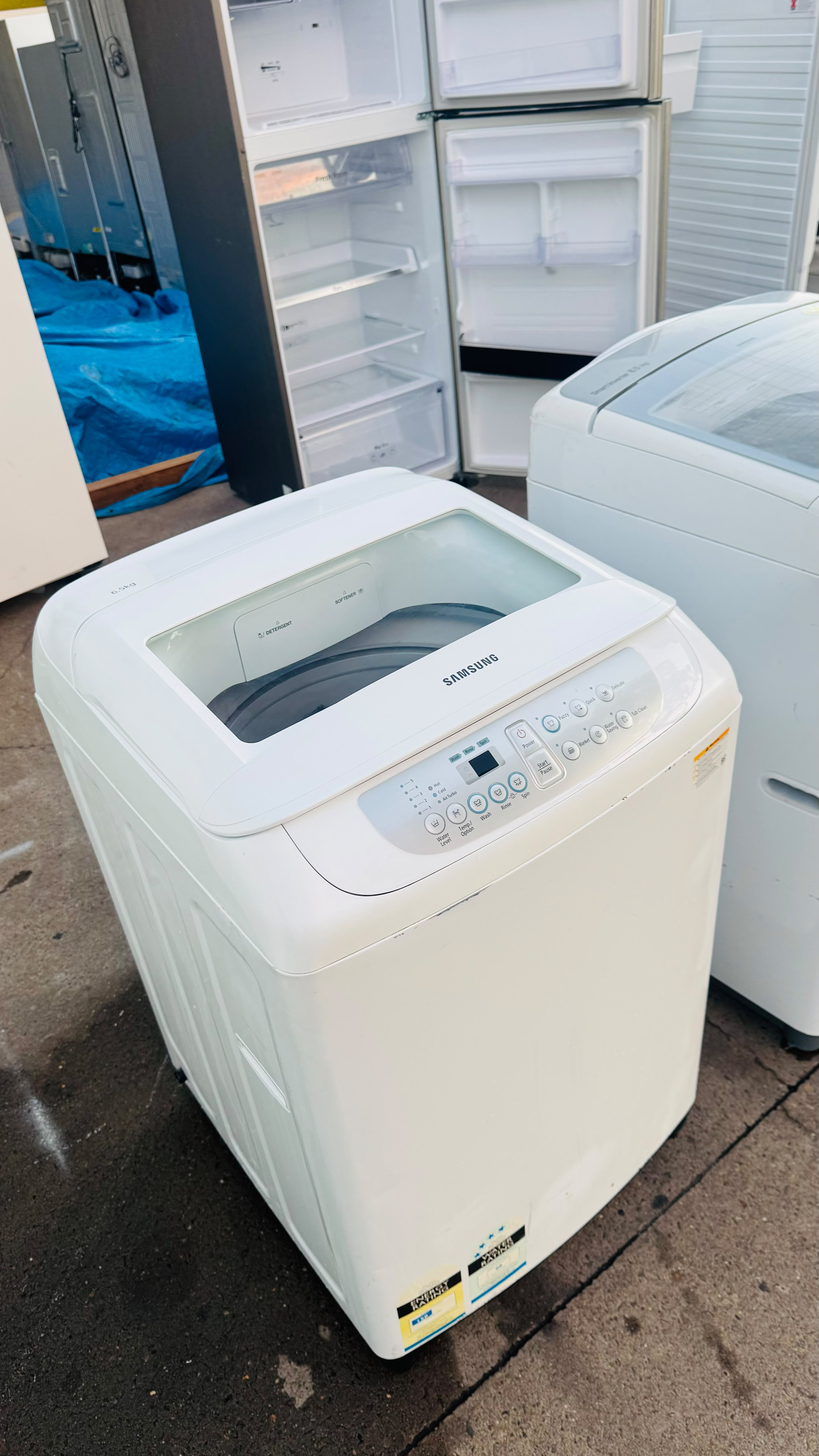 SAMSUNG 6.5KGS TOP LOADER WASHING MACHINE