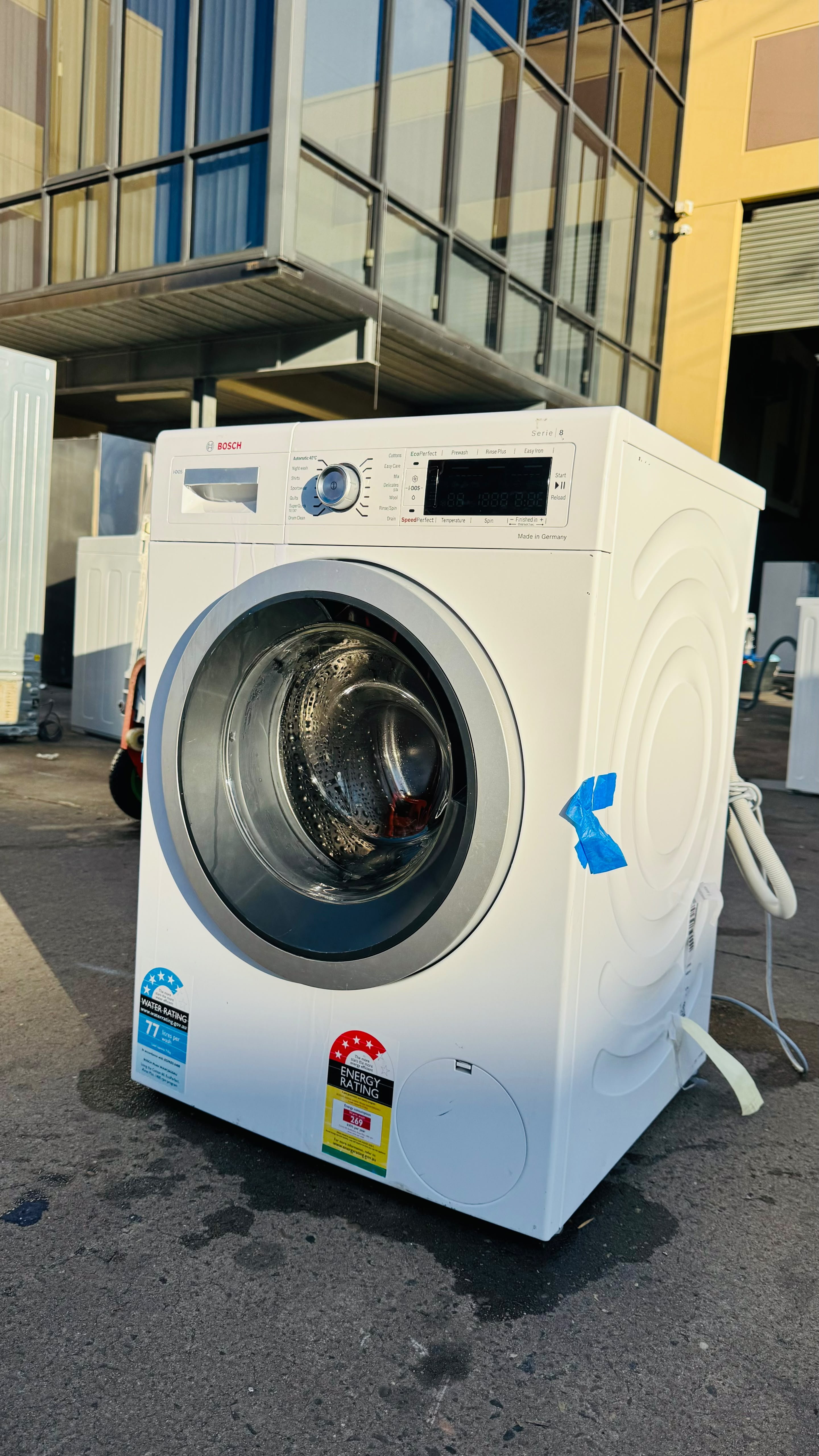 BOSCH 9KGS FRONT LOADER WASHING MACHINE