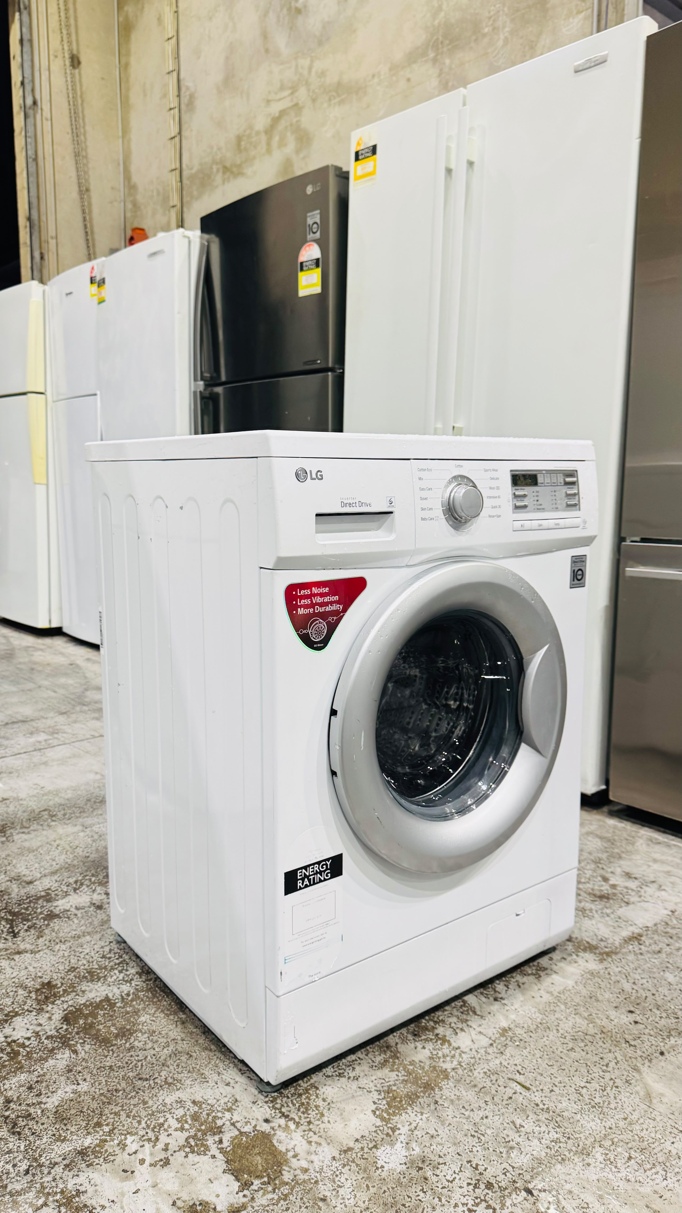 LG 7KGS FRONT LOADER WASHING MACHINE