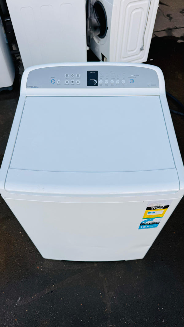 FISHER AND PAYKEL 10KGS TOP LOADER WASHING MACHINE