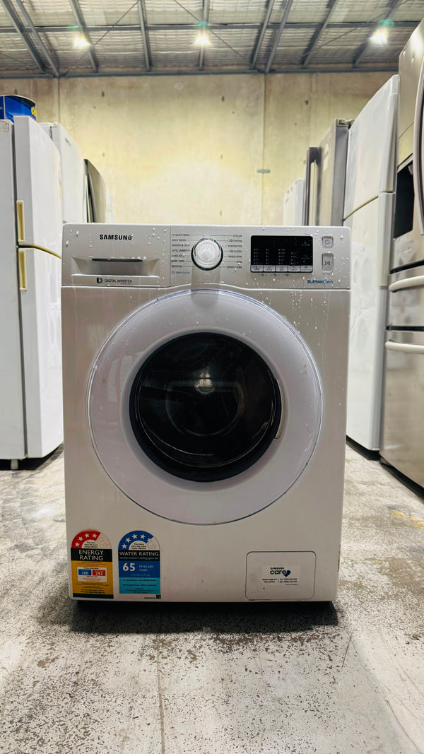 SAMSUNG 7.5KGS FRONT LOADER WASHING MACHINE