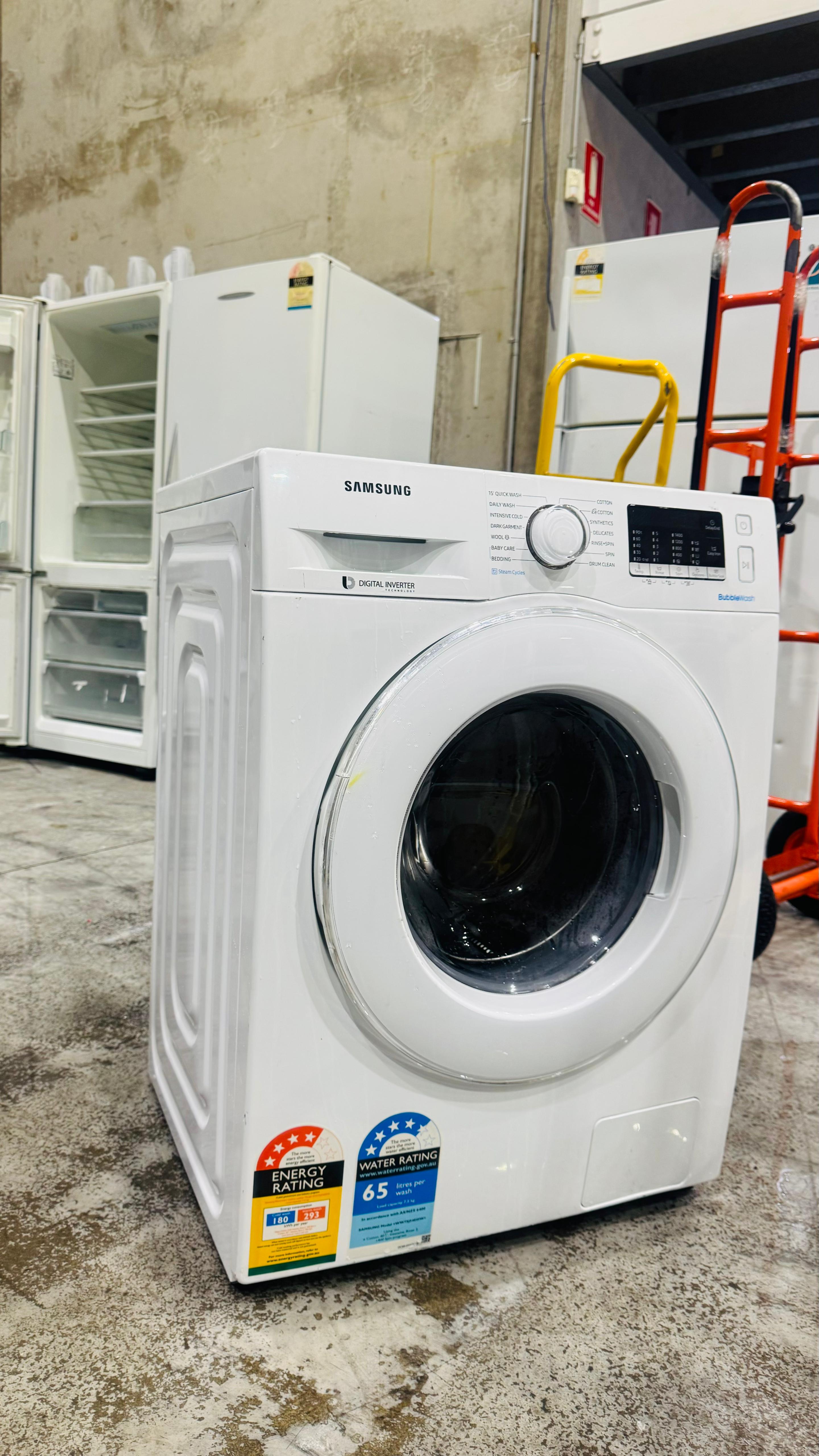 SAMSUNG 7.5KGS FRONT LOADER WASHING MACHINE