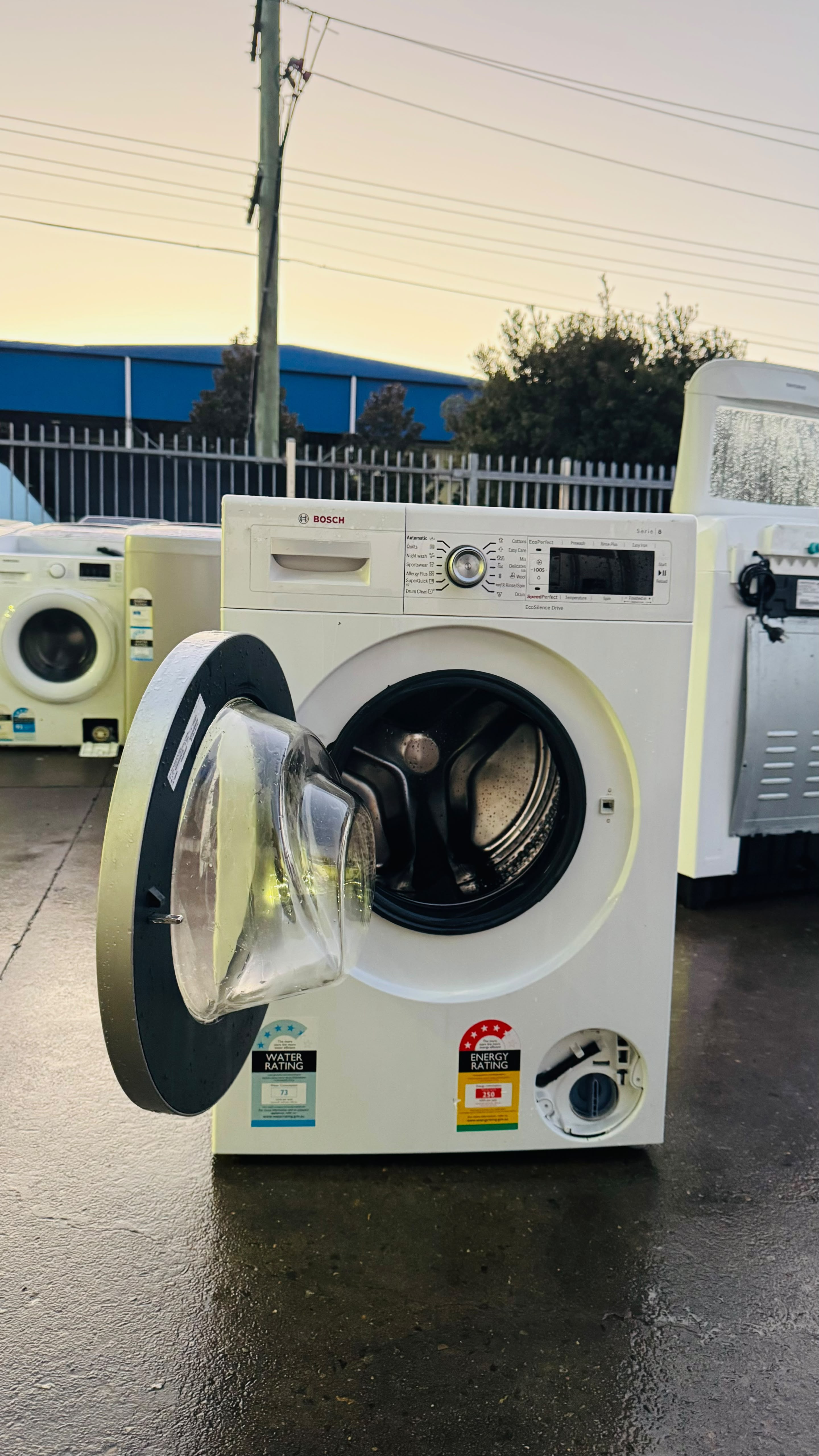 BOSCH 8.5KGS FRONT LOADER WASHING MACHINE