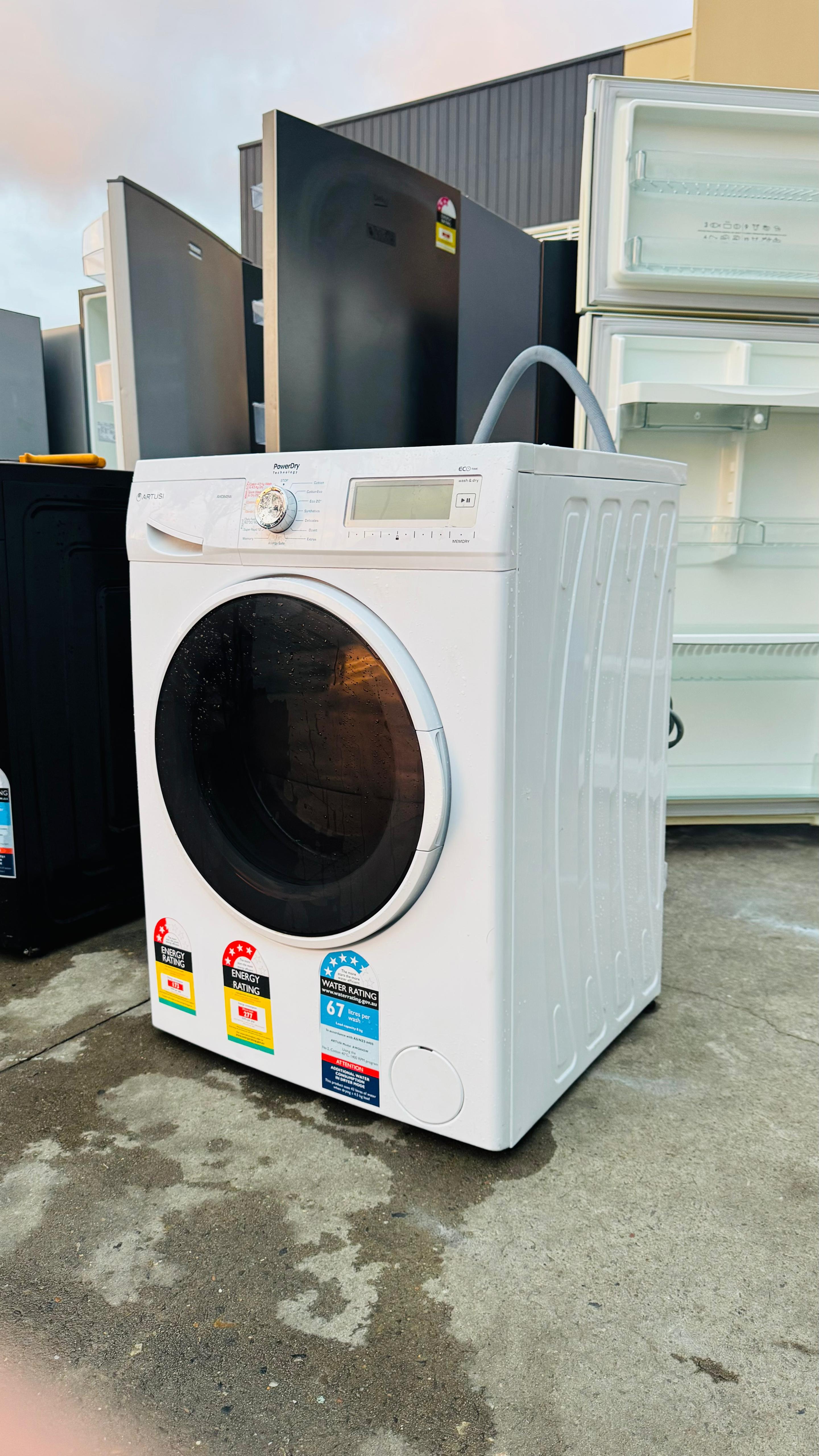 ARTUSI 8 KGS WASHING MACHINE ONLY