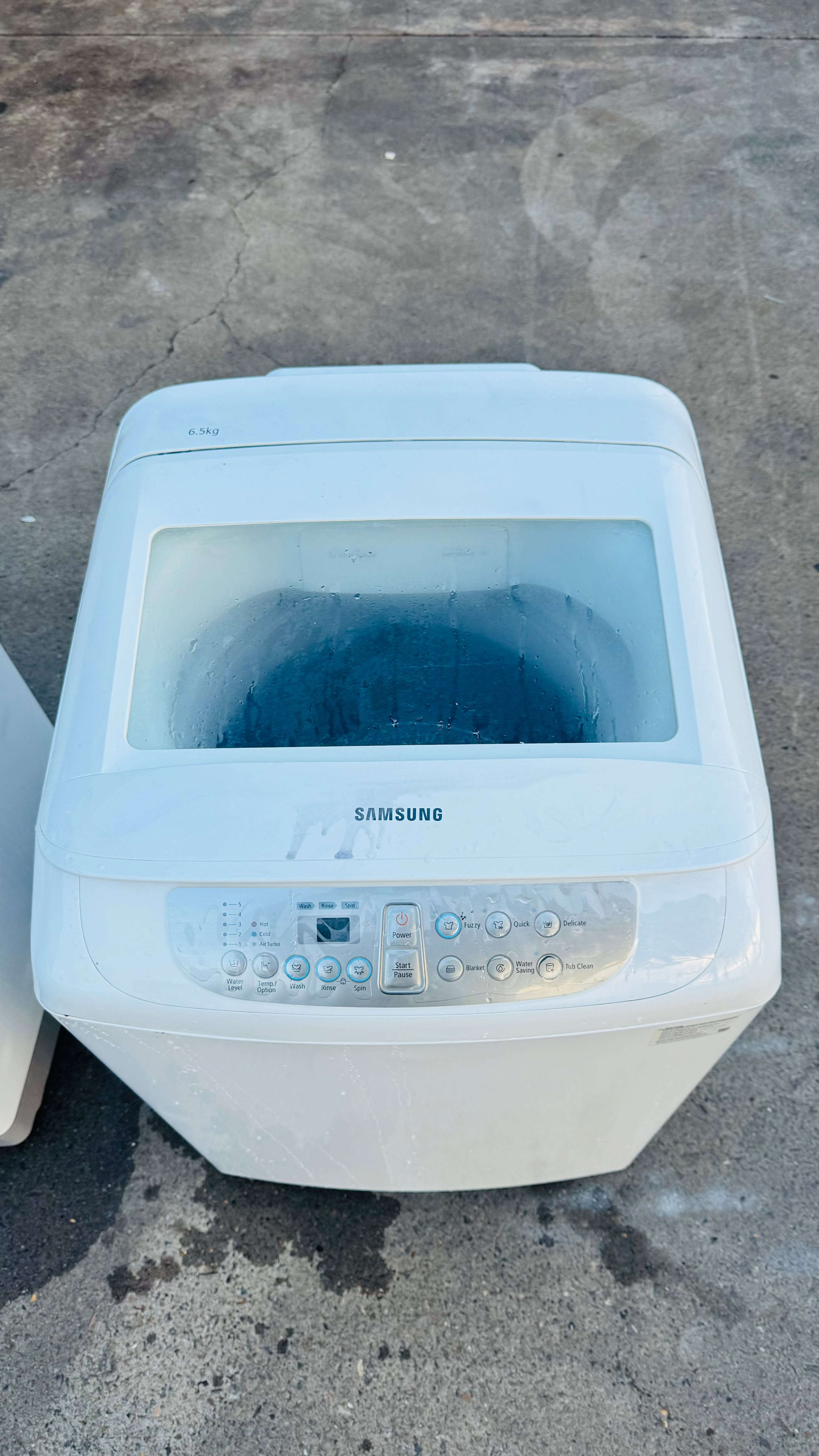 SAMSUNG 6.5KGS TOP LOADER WASHING MACHINE