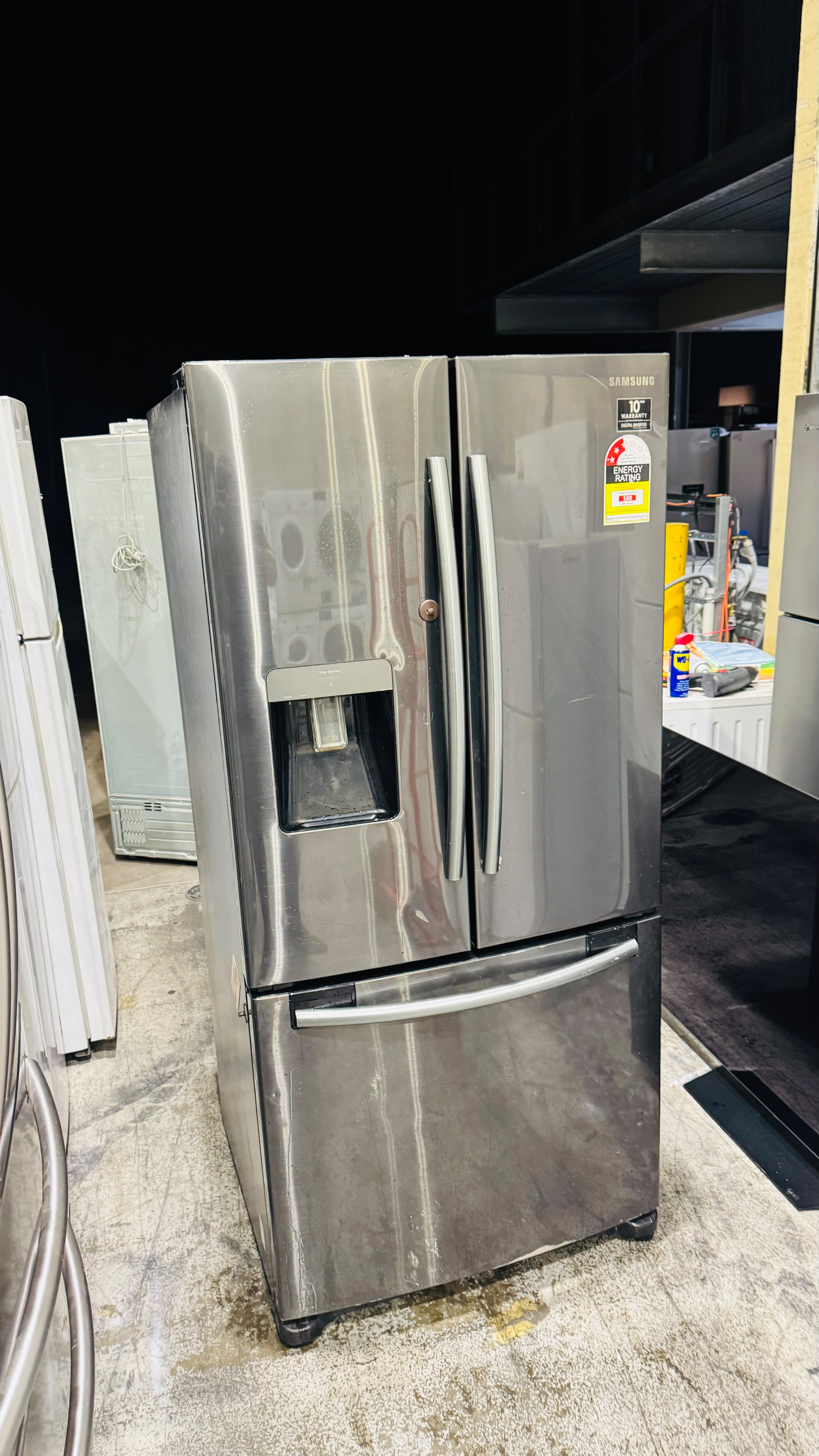 SAMSUNG FRENCH DOOR 583 FRIDGE FREEZER
