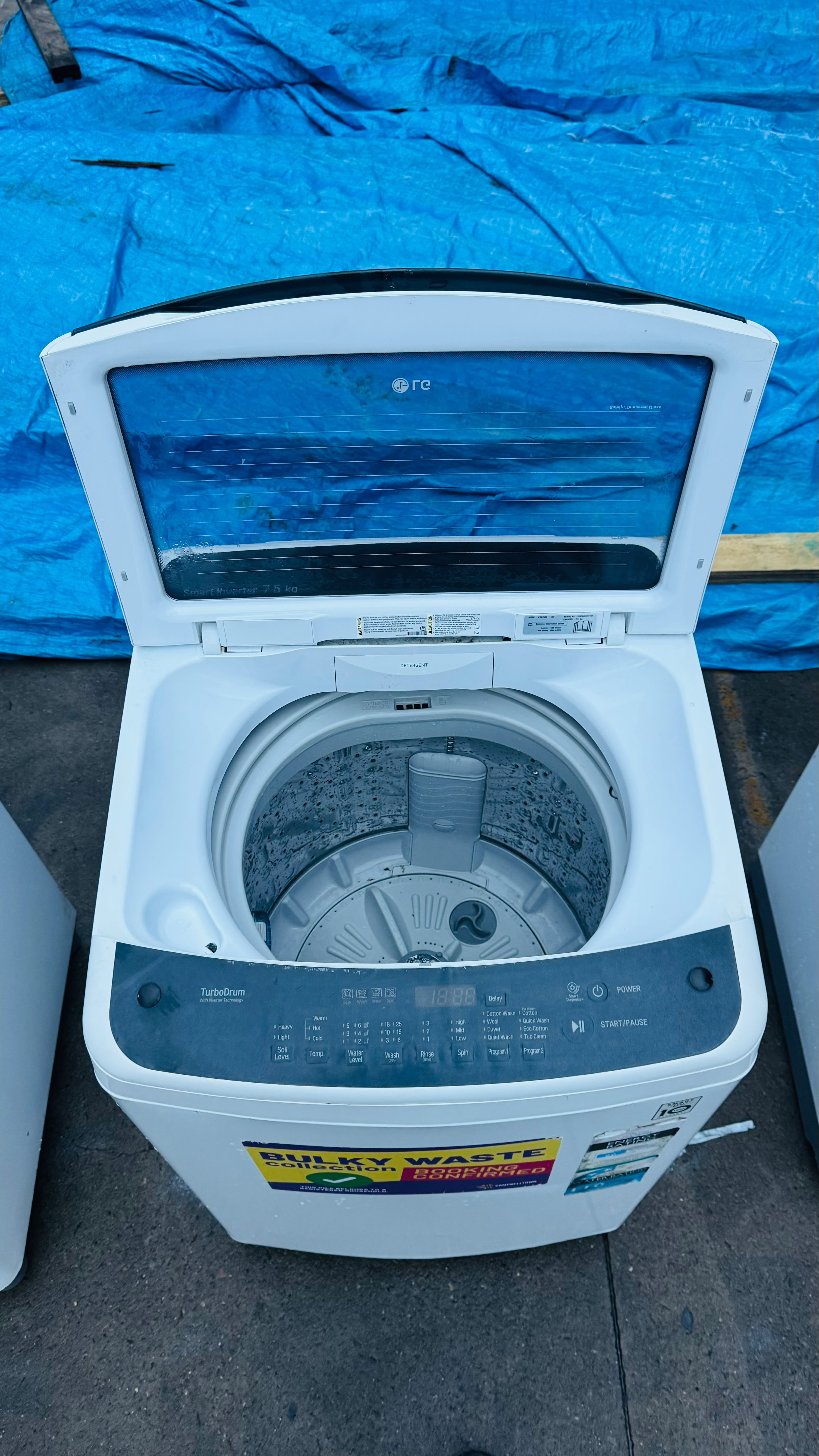 LG 7.5KGS TOP LOADER WASHING MACHINE
