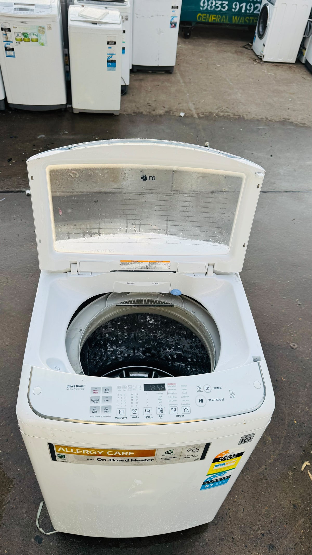 LG 8.5KGS TOP LOADER WASHING MACHINE