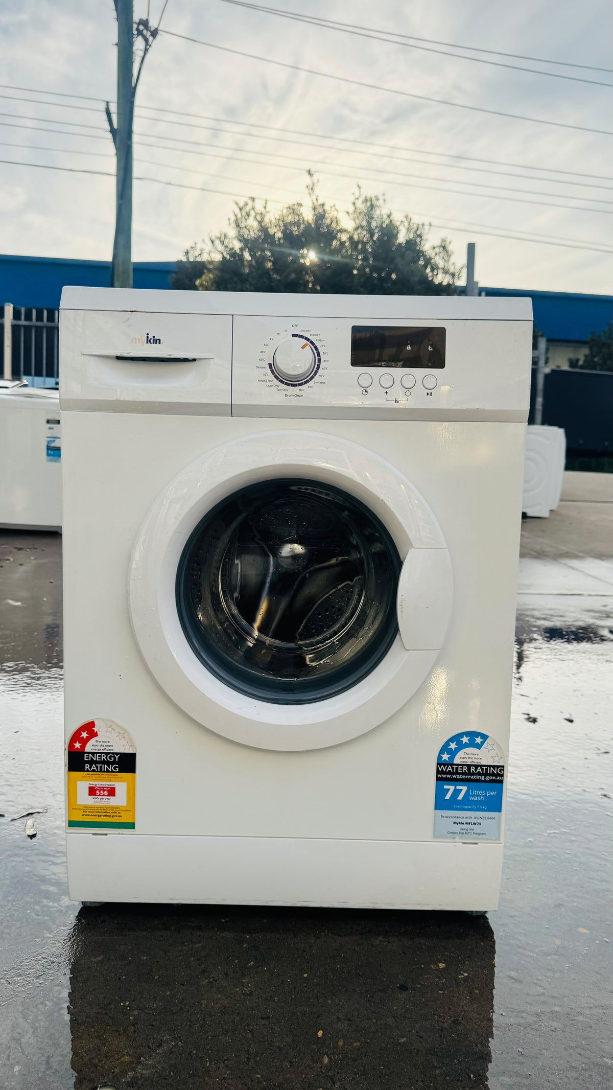 MYKIN 7.5KGS FRONT LOADER WASHING MACHINE