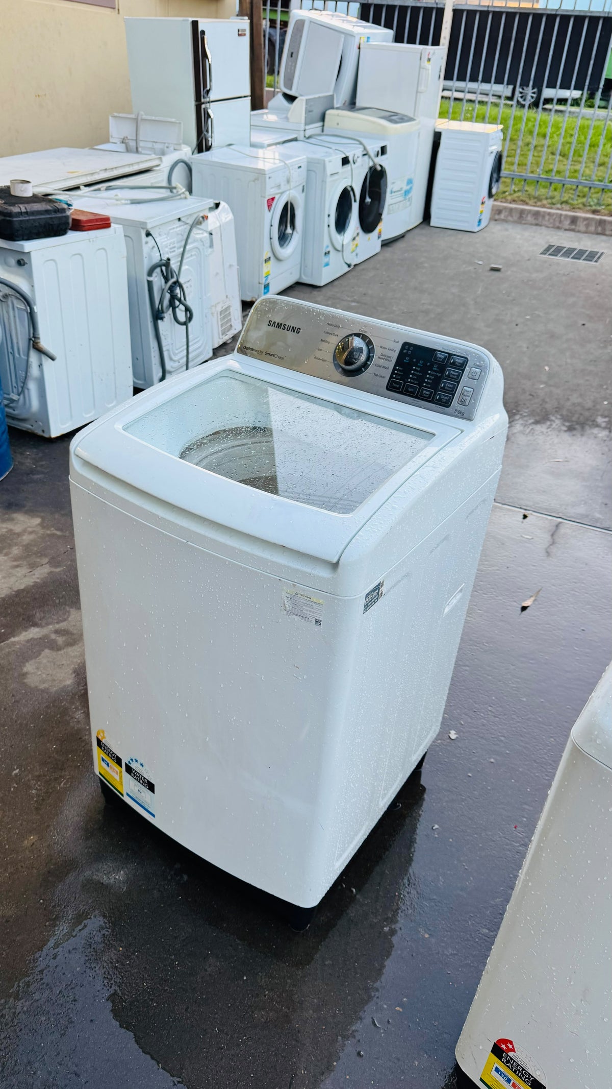SAMSUNG 8KGS TOP LOADER WASHING MACHINE