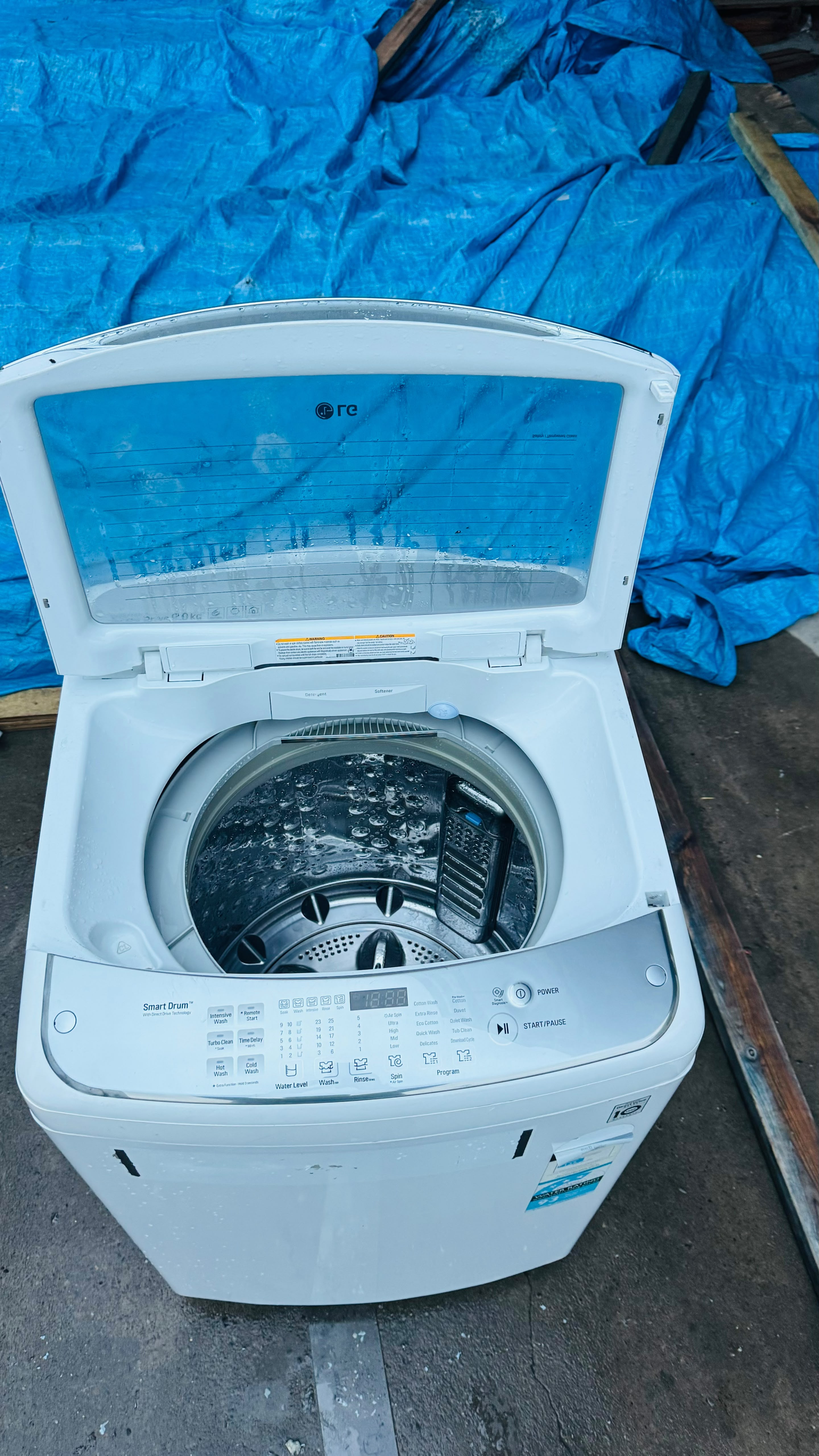 LG 9KGS TOP LOADER WASHING MACHINE