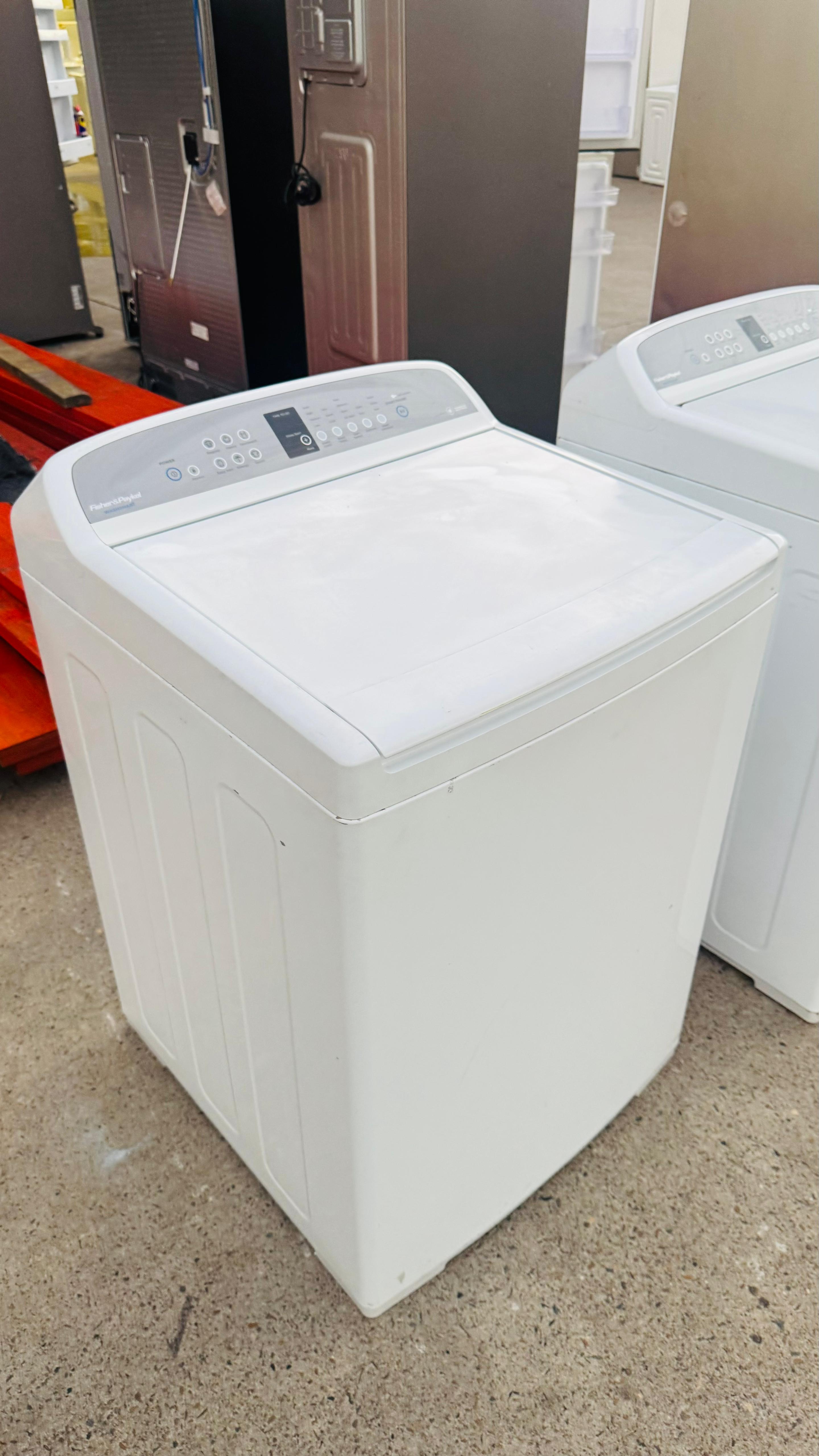 FISHER AND PAYKEL 10KGS TOP LOADER WASHING MACHINE