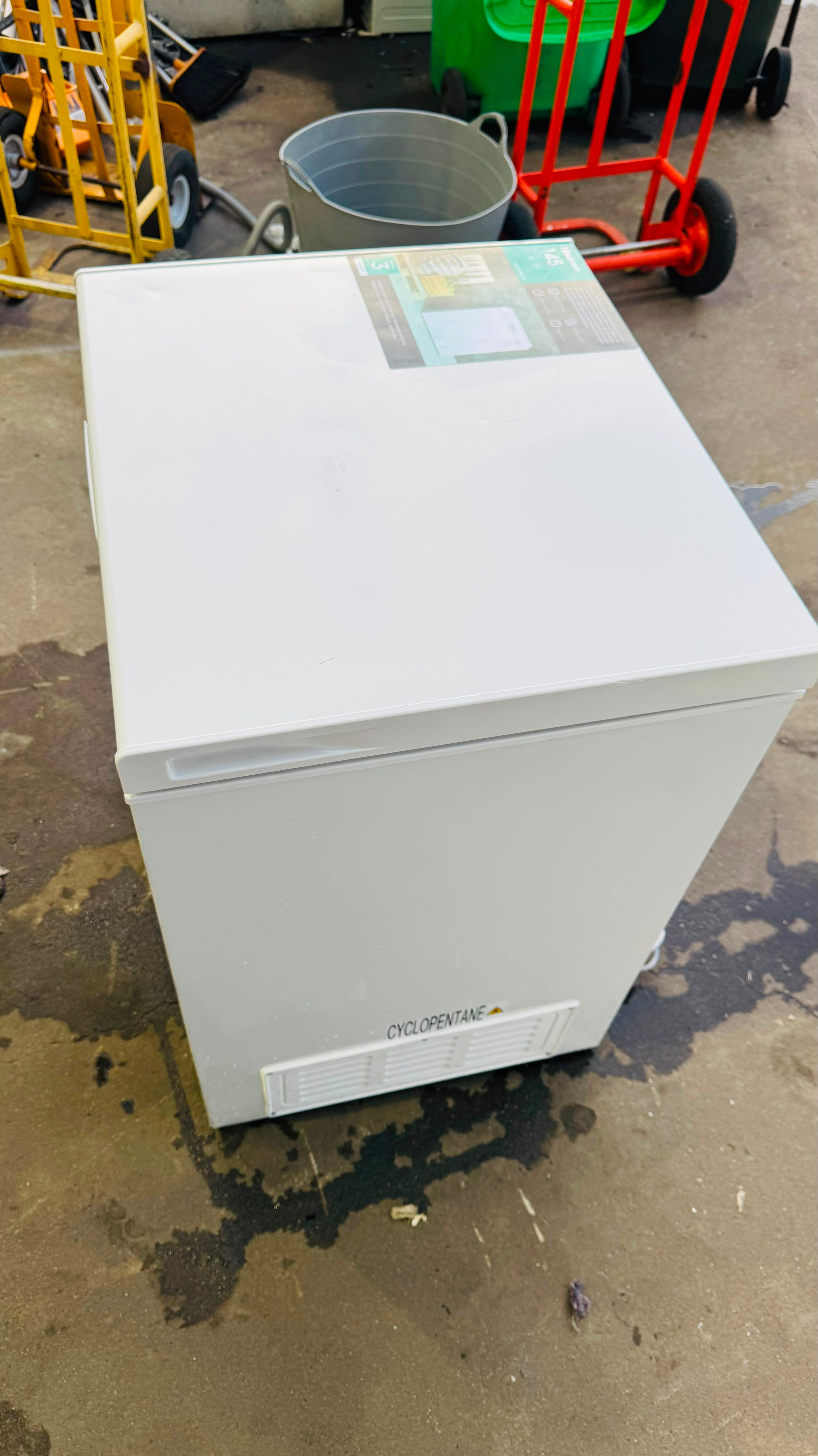 HISENSE 145 LITRES CHEST FREEZER ONLY