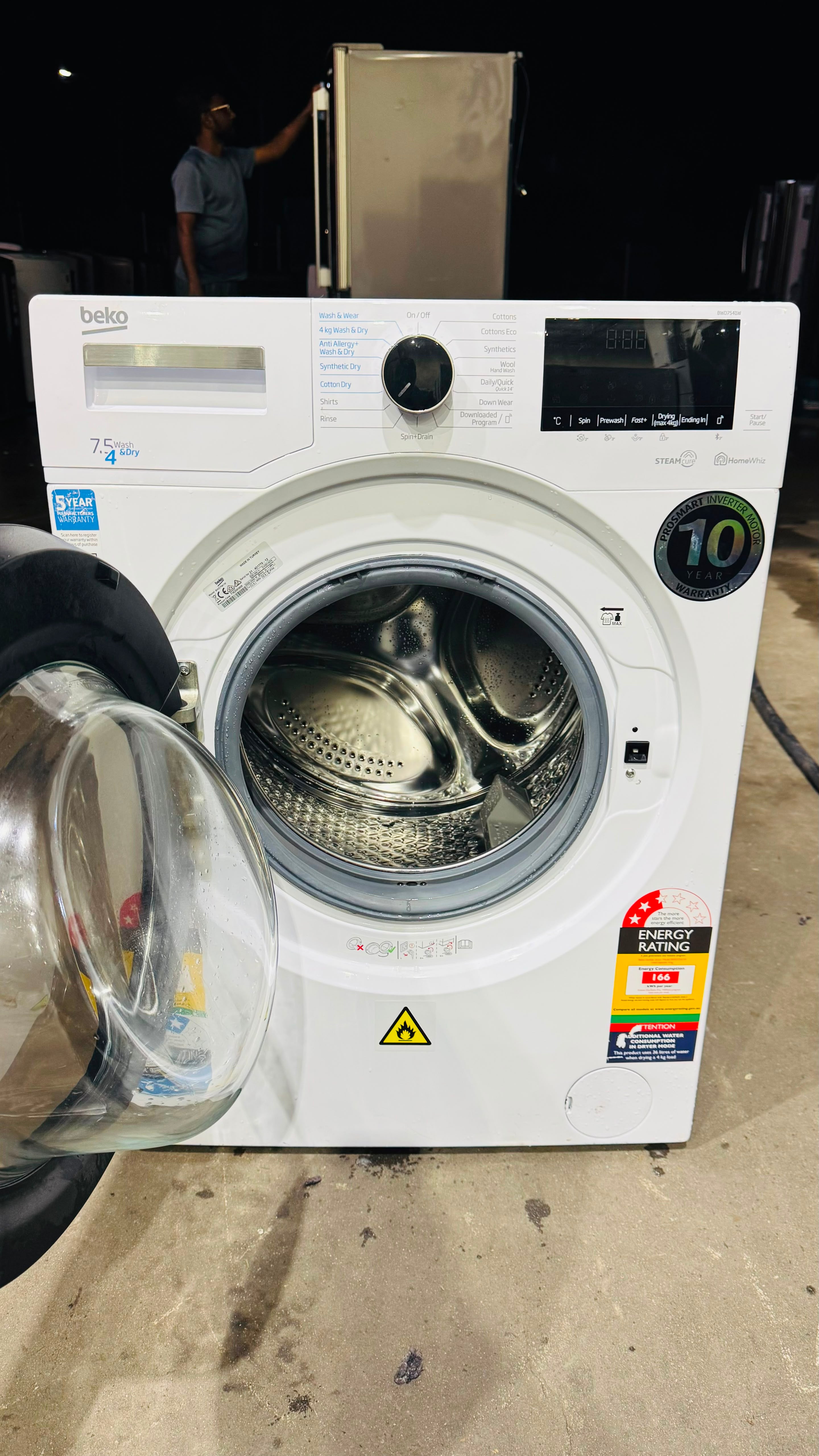 BEKO 7.5KGS FRONT LOADER WASHING MACHINE