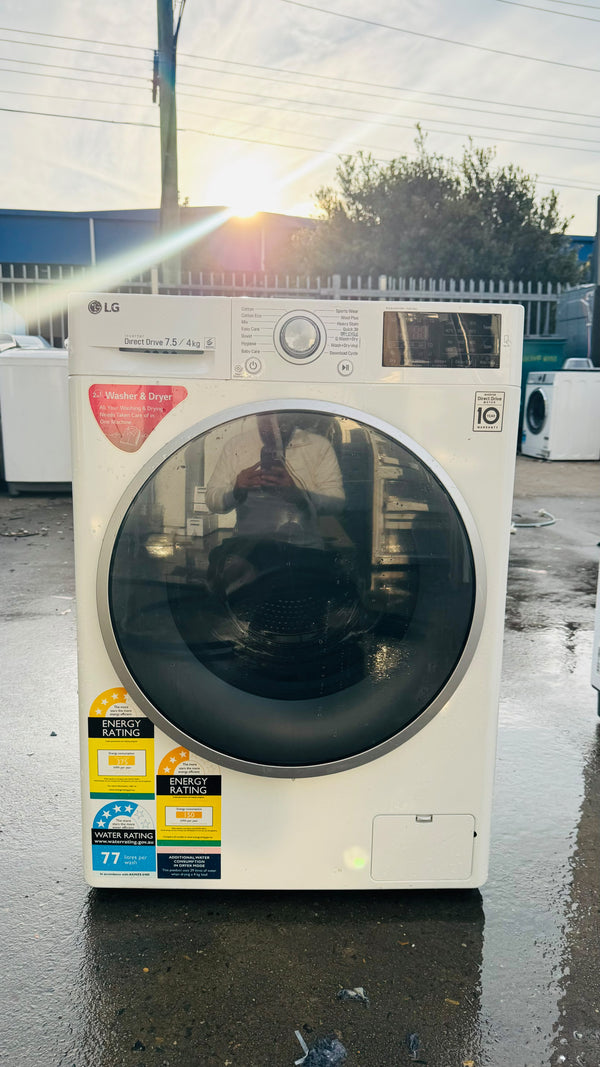 LG 7.5KGS FRONT LOADER WASHING MACHINE