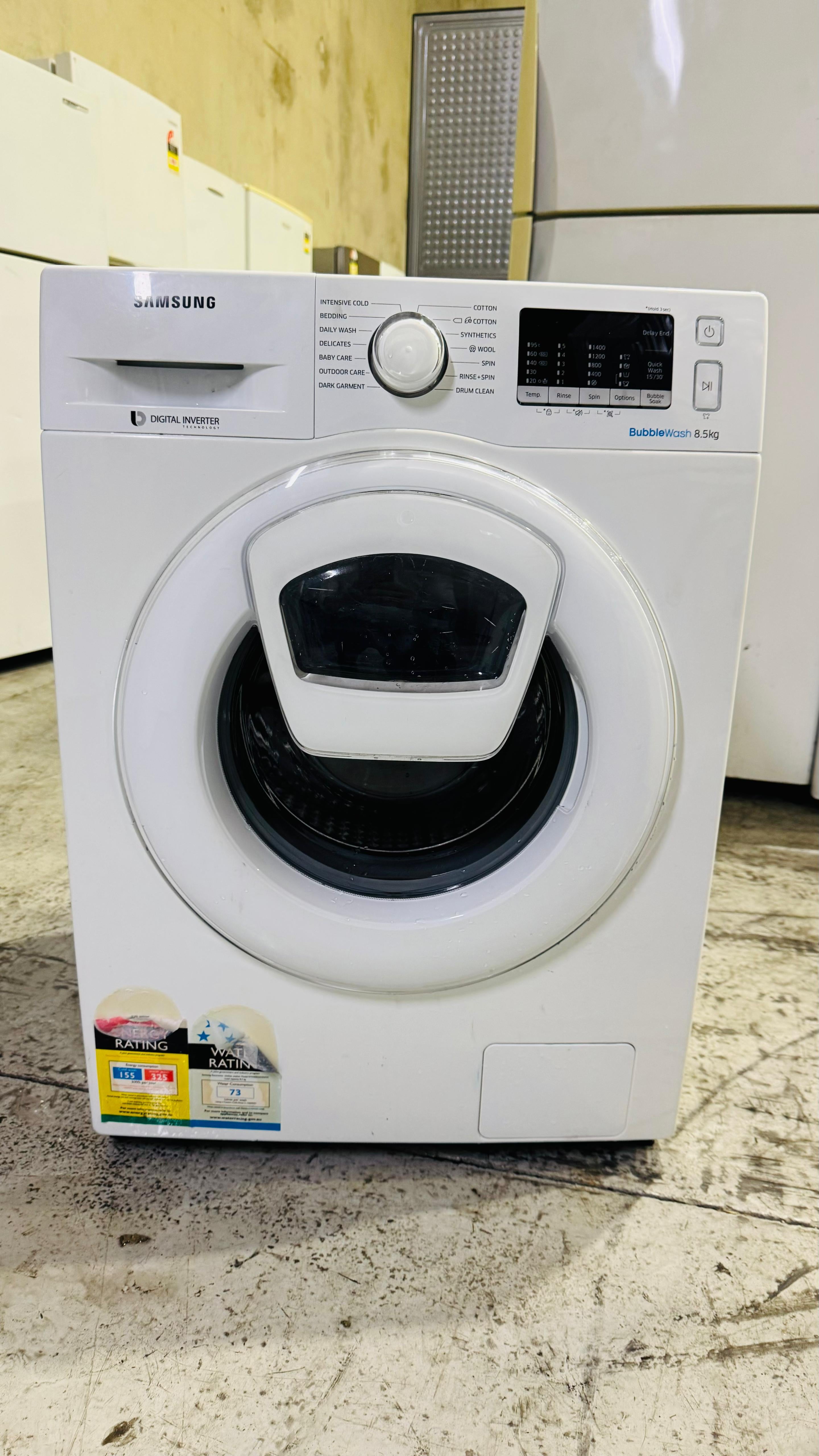 SAMSUNG 8.5KGS FRONT LOADER WASHING MACHINE