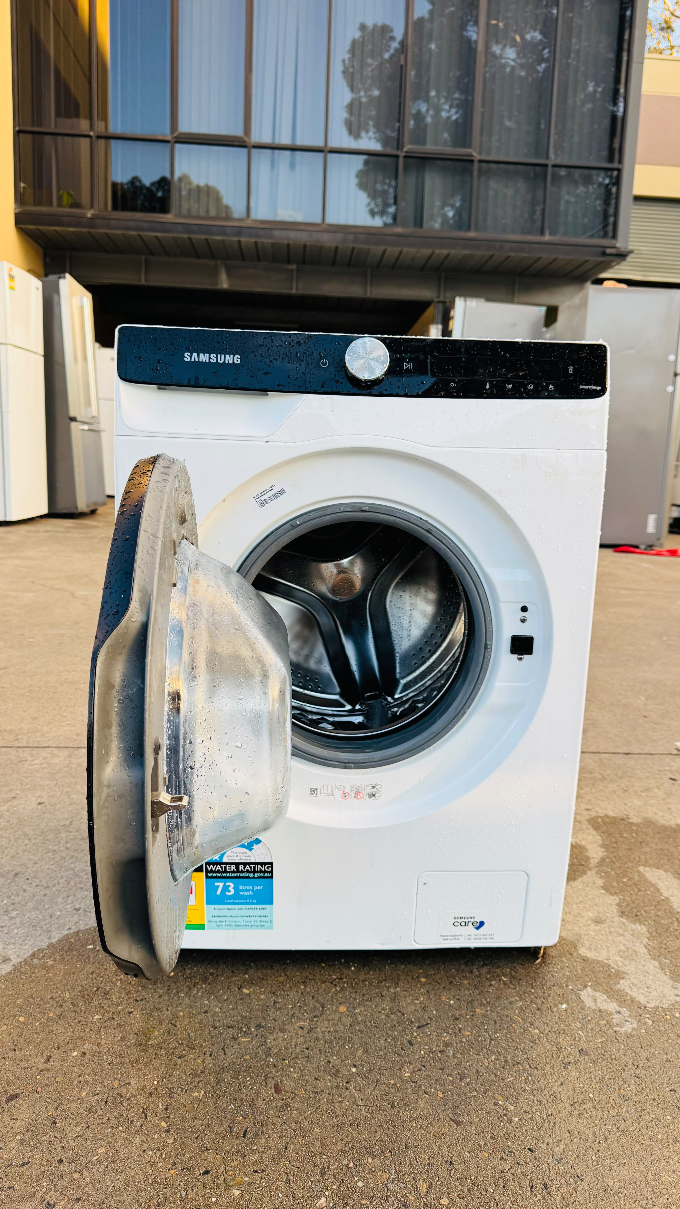SAMSUNG 8.5KGS FRONT LOADER WASHING MACHINE