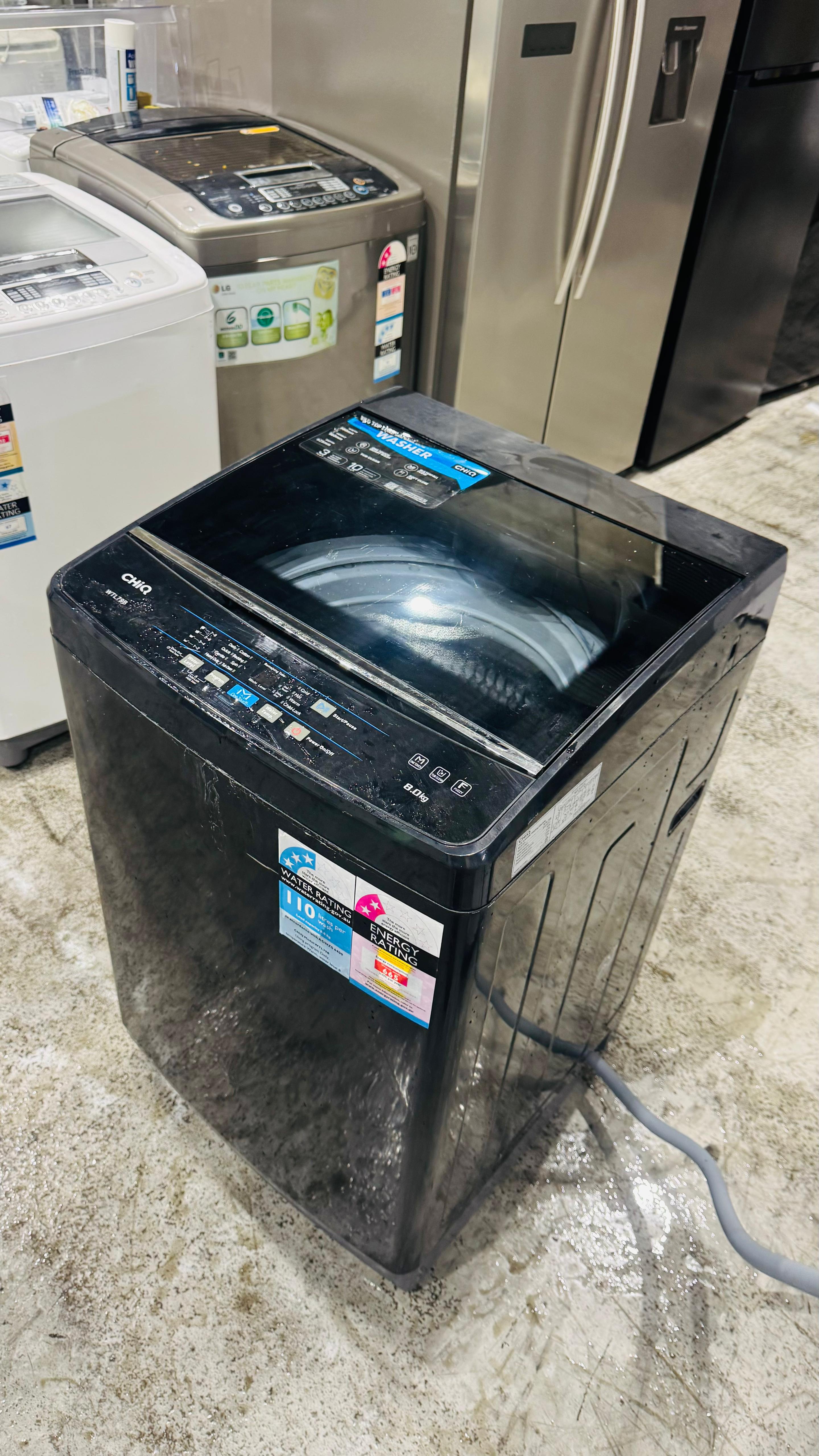 CHIQ 8 KGS TOP LOADER WASHING MACHINE