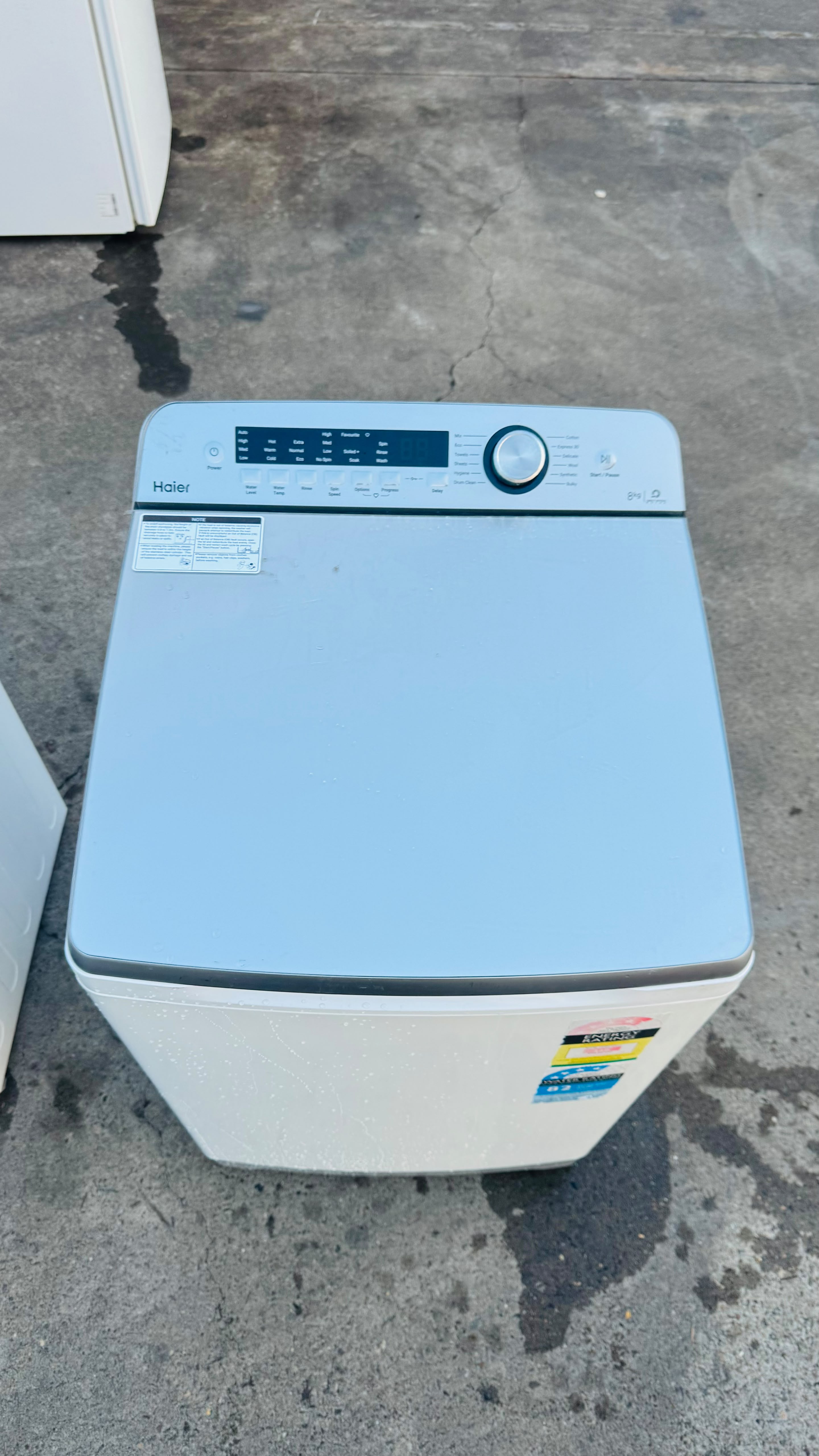HAIER 8KGS TOP LOADER WASHING MACHINE