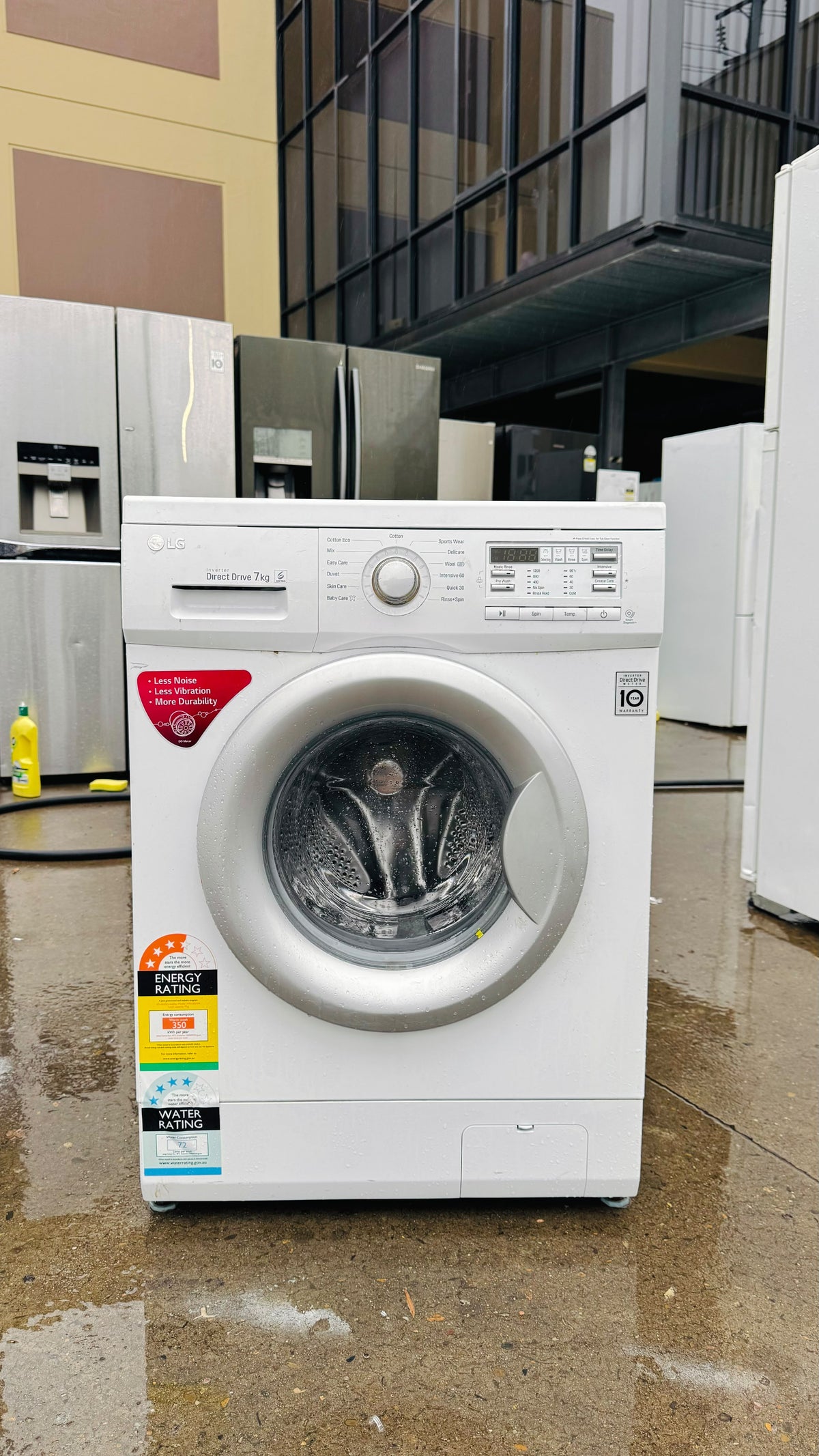 LG 7KGS FRONT LOADER WASHING MACHINE