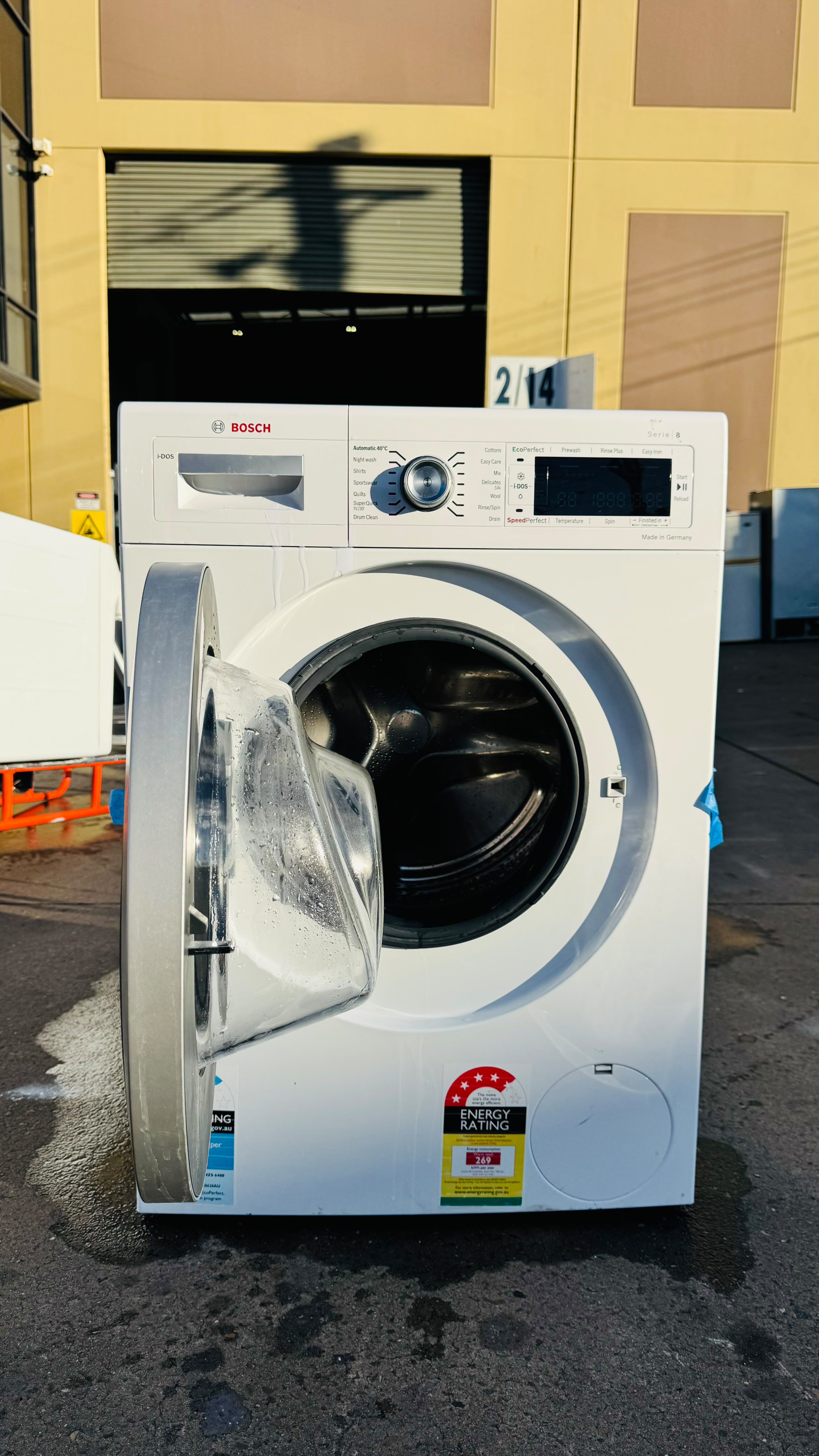 BOSCH 9KGS FRONT LOADER WASHING MACHINE