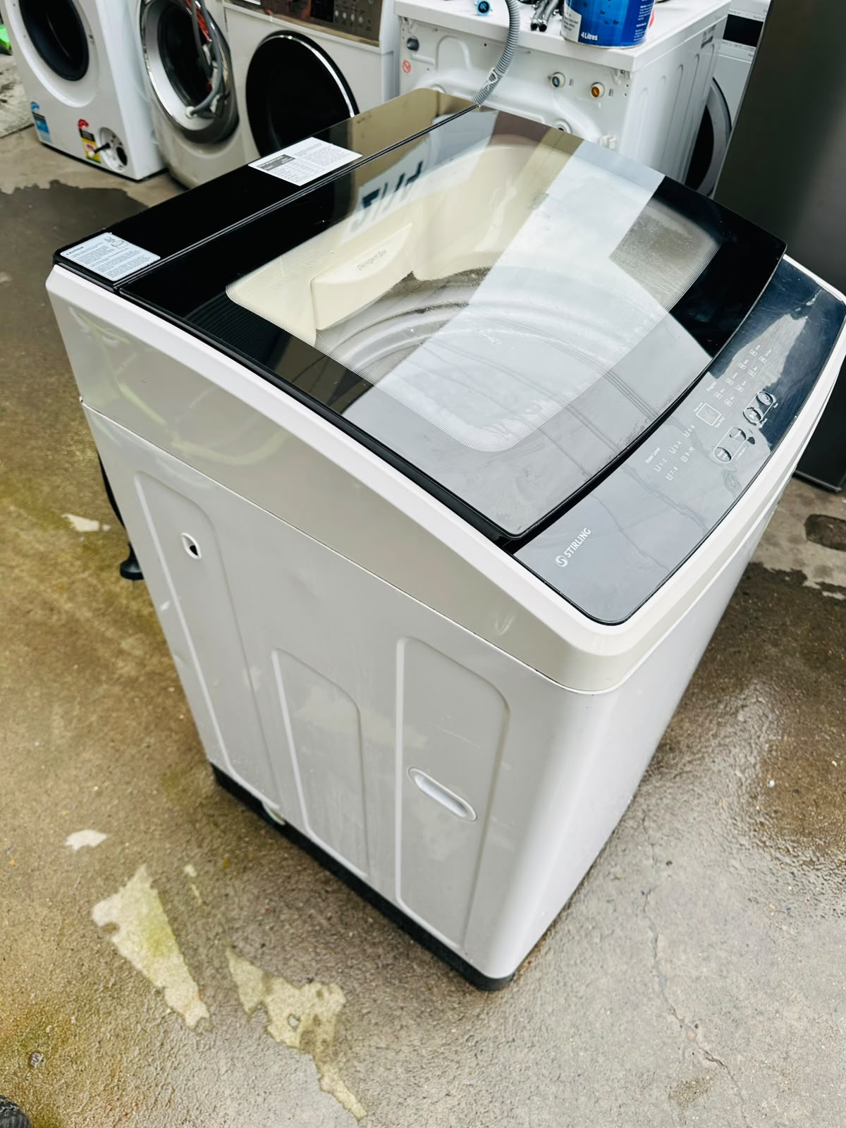 STIRLING 10KGS TOP LOADER WASHING MACHINE