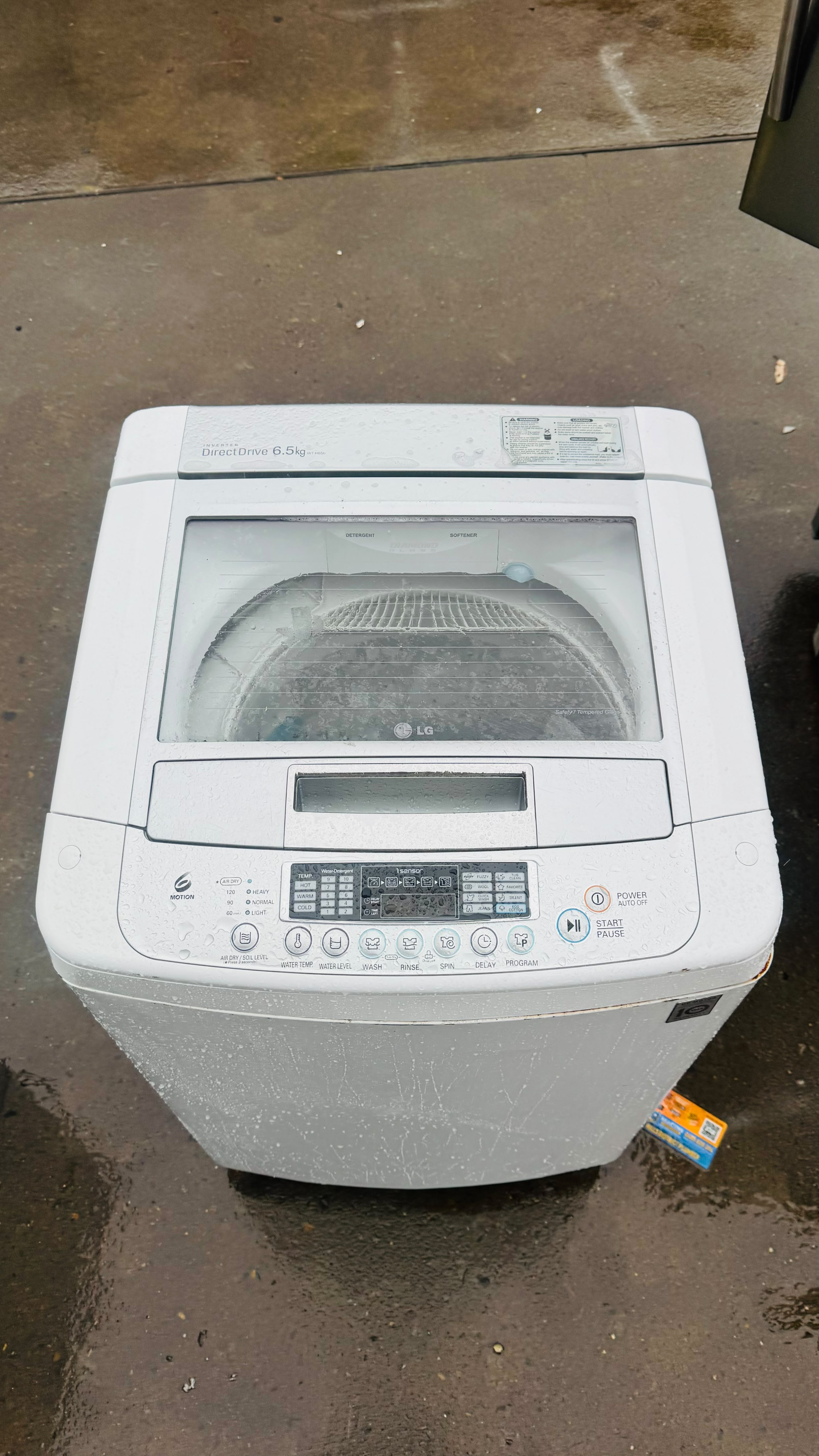 LG 6.5KGS TOP LOADER WASHING MACHINE