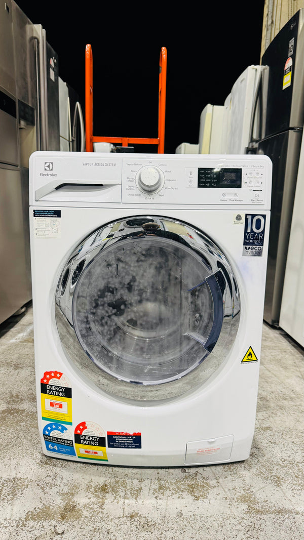 ELECTROLUX 7.5KGS FRONT LOADER WASHING MACHINE