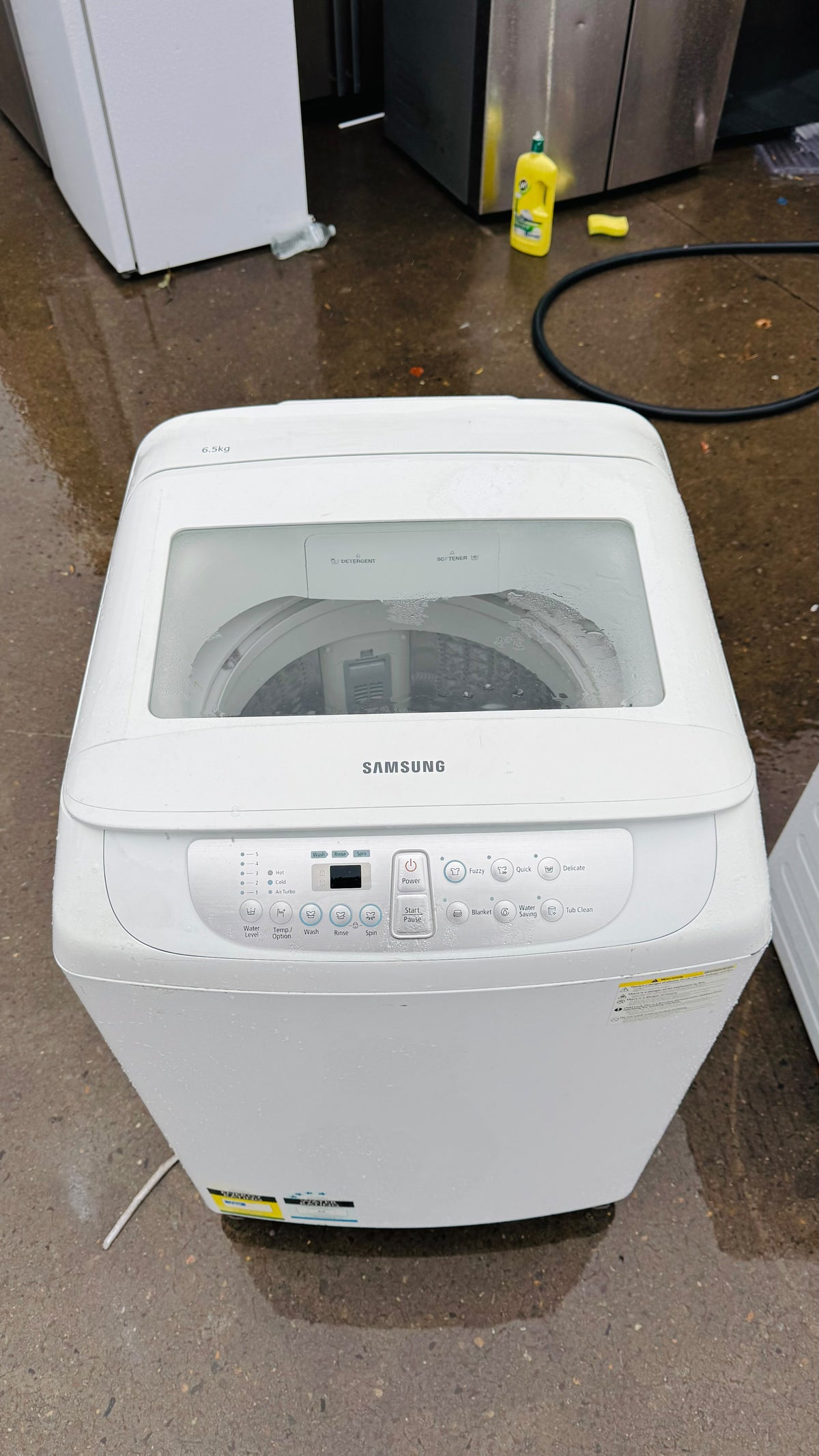 SAMSUNG 6.5KGS TOP LOADER WASHING MACHINE