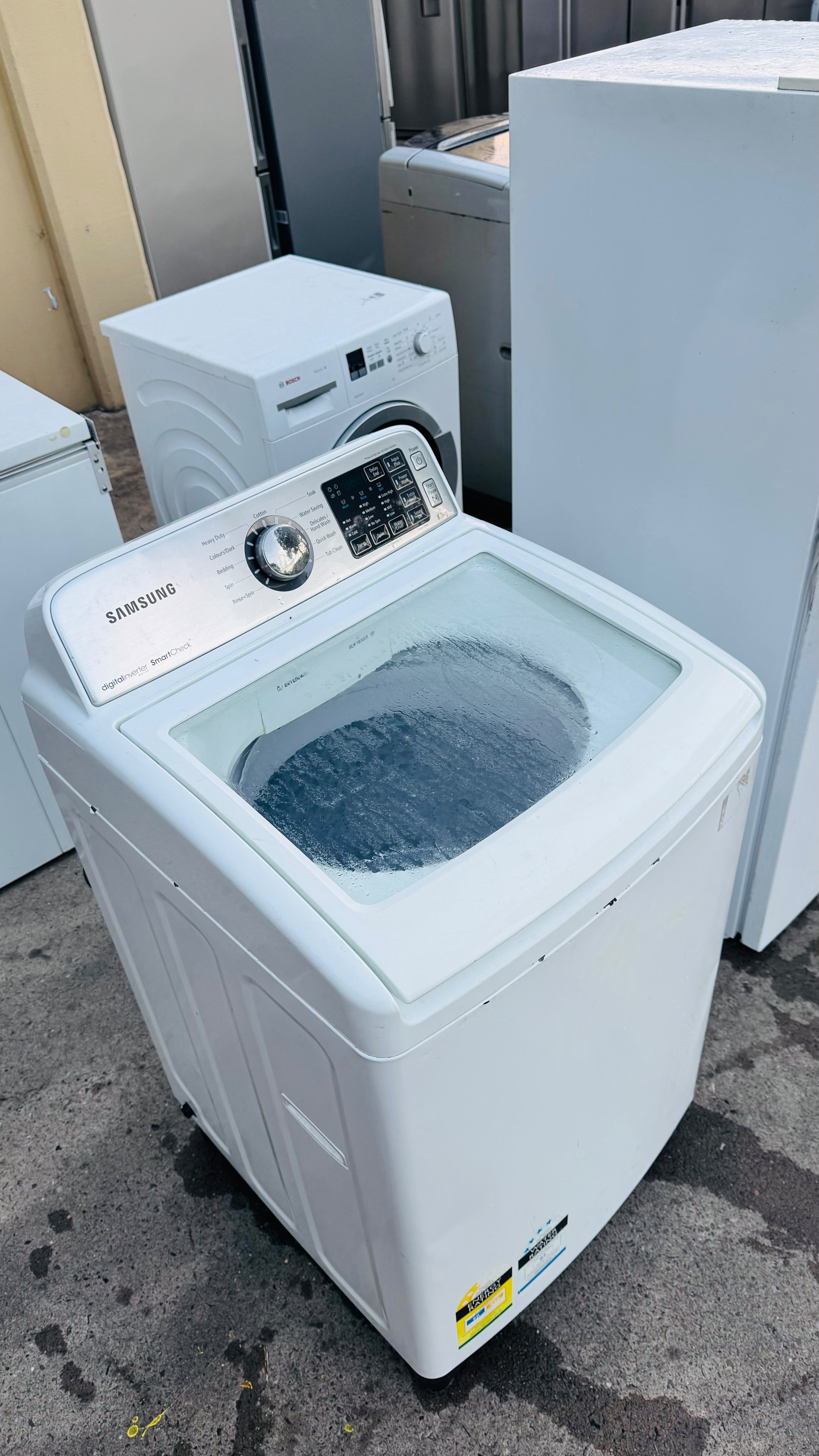 SAMSUNG 8KGS TOP LOADER WASHING MACHINE