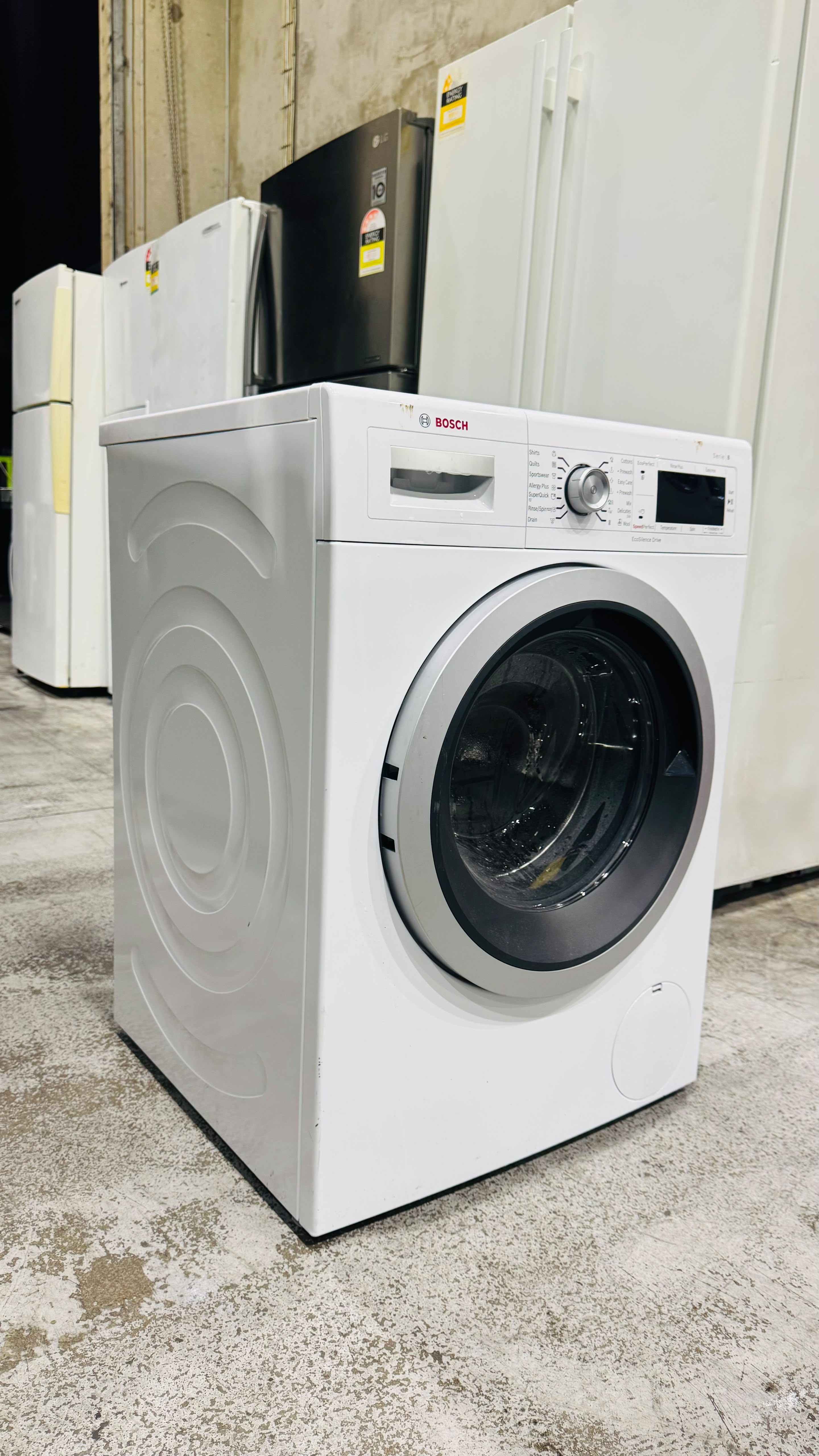 BOSCH 8KGS FRONT LOADER WASHING MACHINE