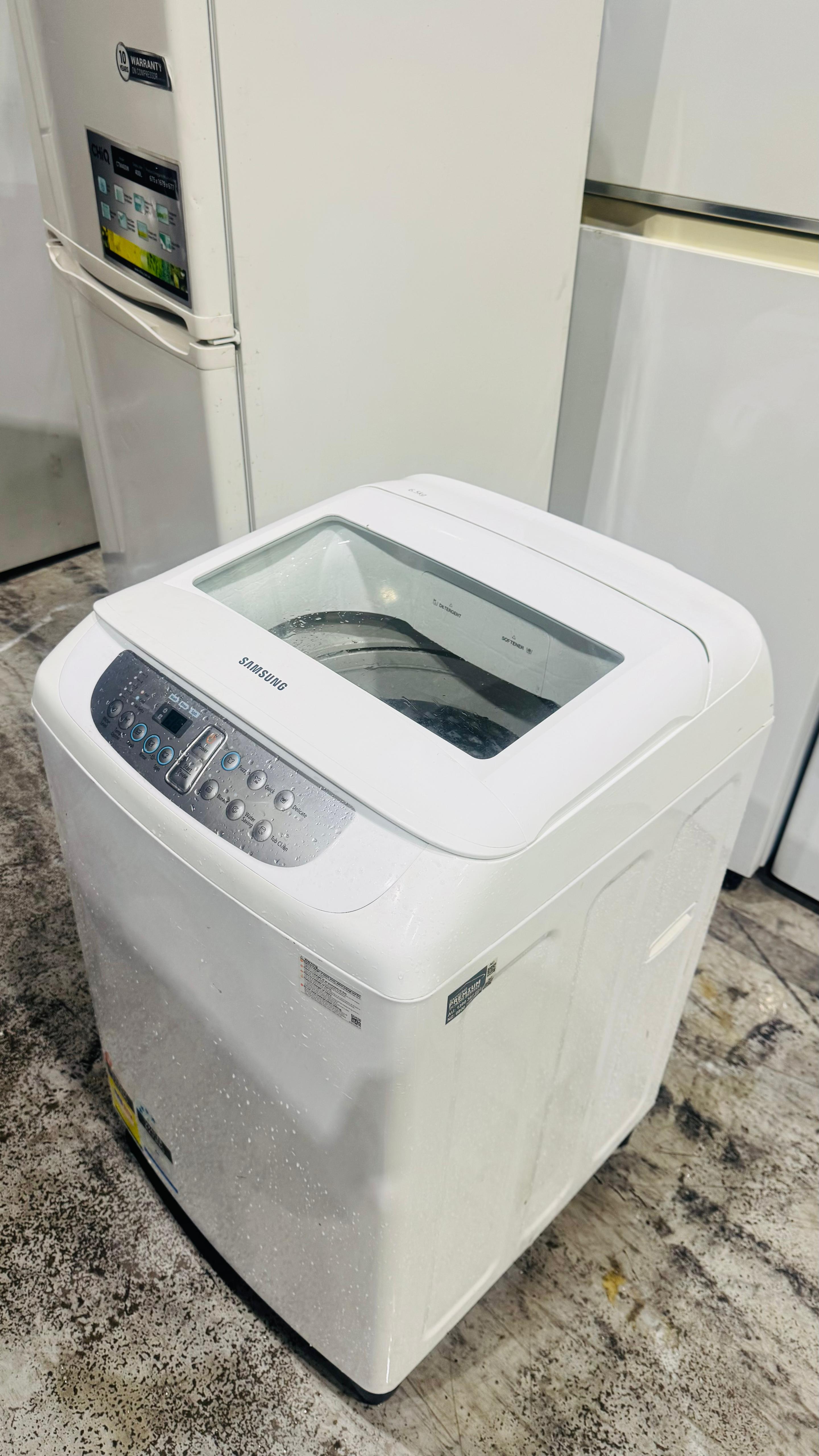 SAMSUNG 6.5KGS TOP LOADER WASHING MACHINE