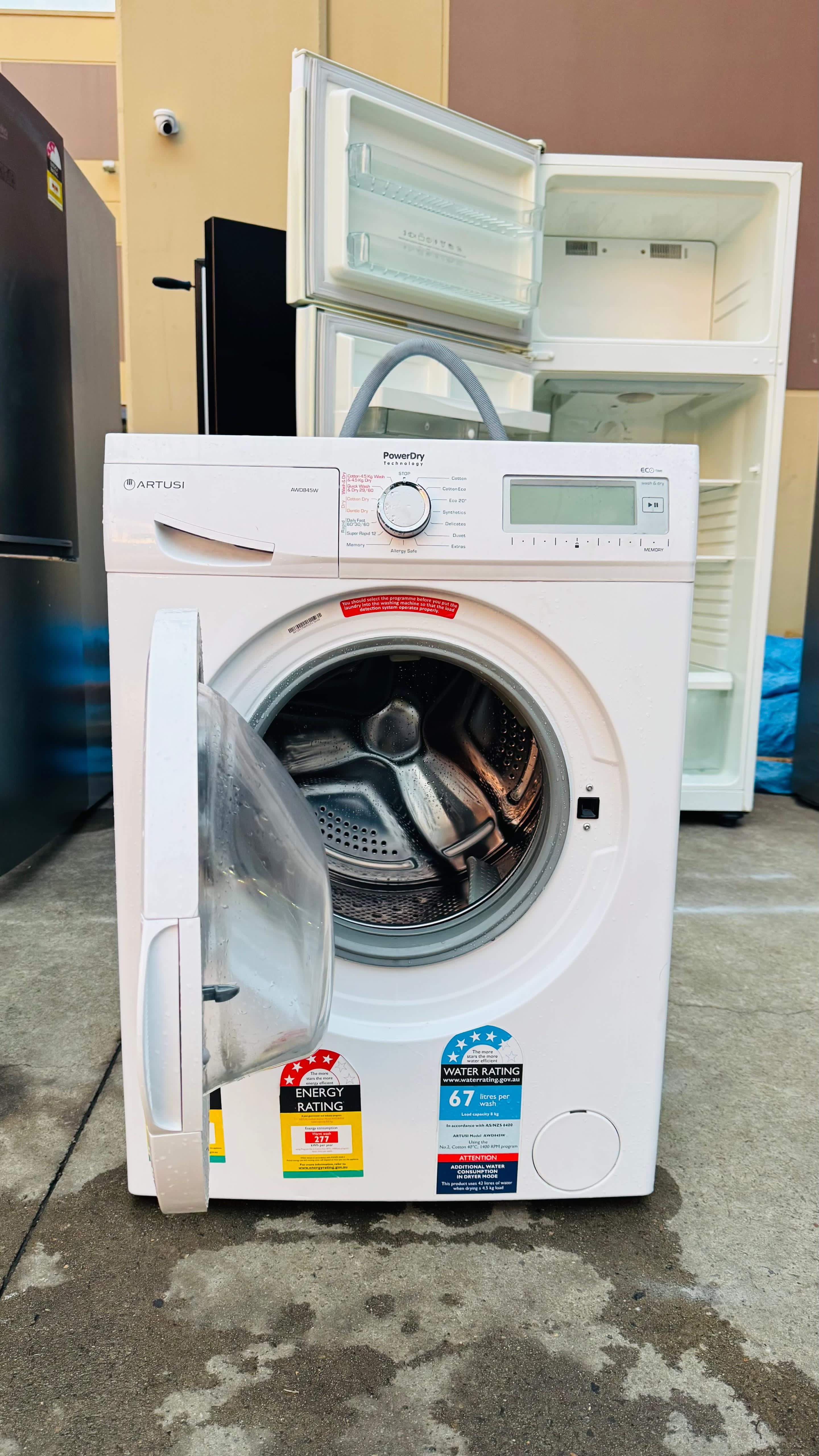 ARTUSI 8 KGS WASHING MACHINE ONLY