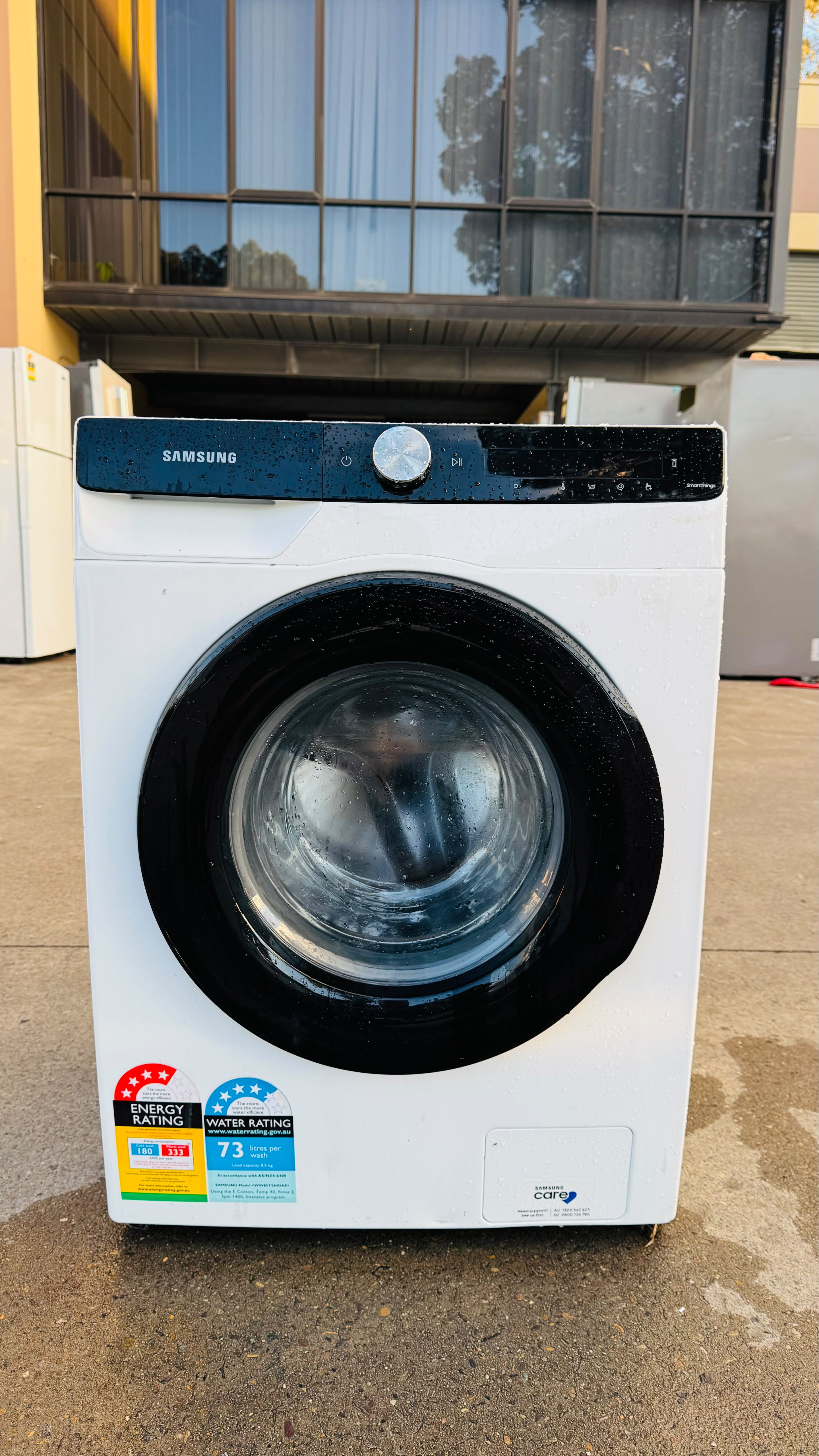 SAMSUNG 8.5KGS FRONT LOADER WASHING MACHINE
