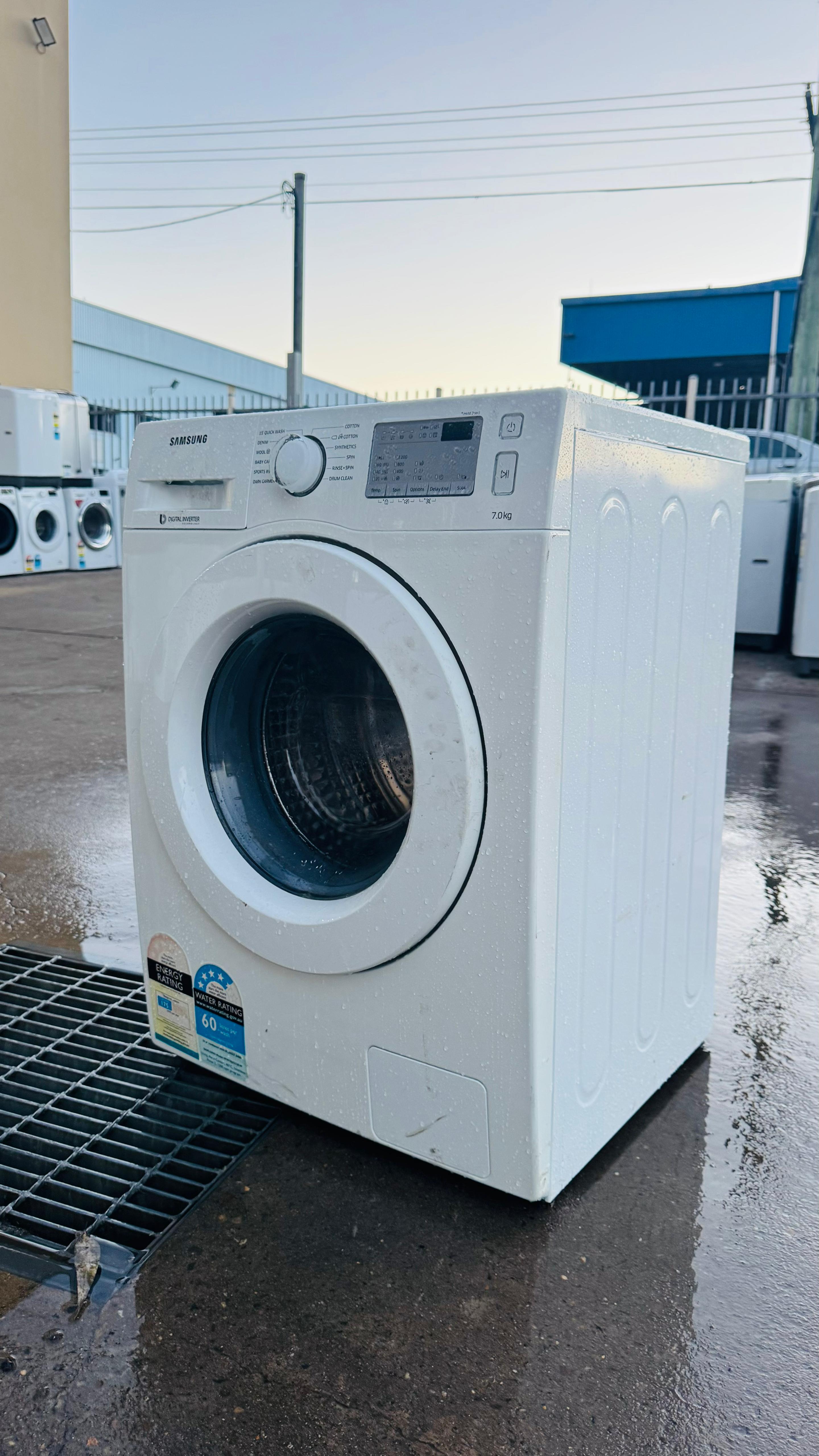 SAMSUNG 7KGS FRONT LOADER WASHING MACHINE